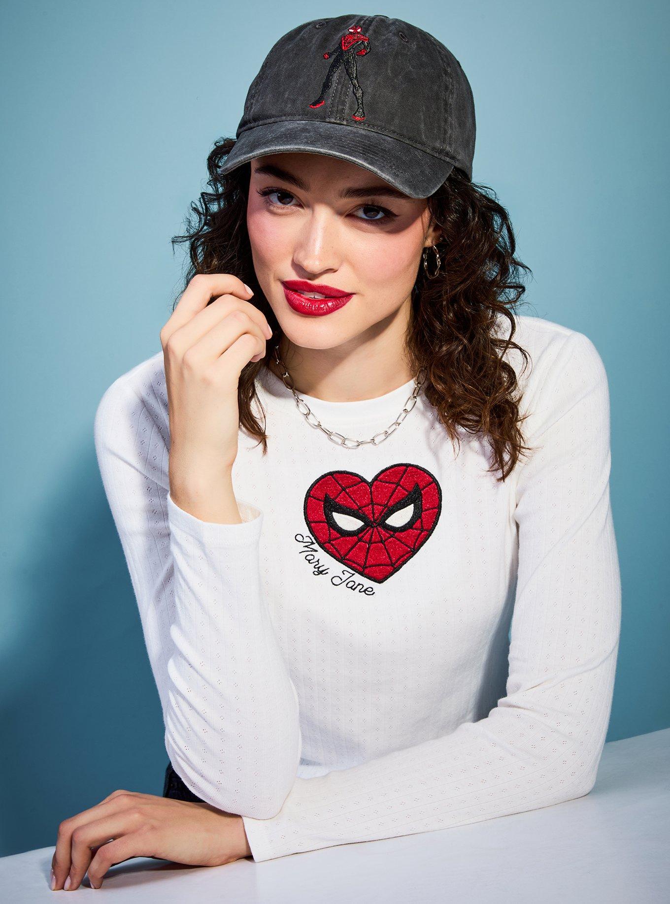 Marvel Spider-Man Pointelle Long Sleeve T-Shirt, , hi-res