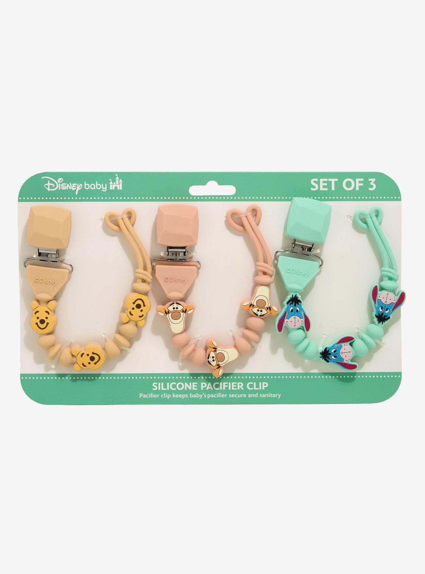 Disney Winnie the Pooh Pacifier Clip Set — BoxLunch Exclusive, , hi-res
