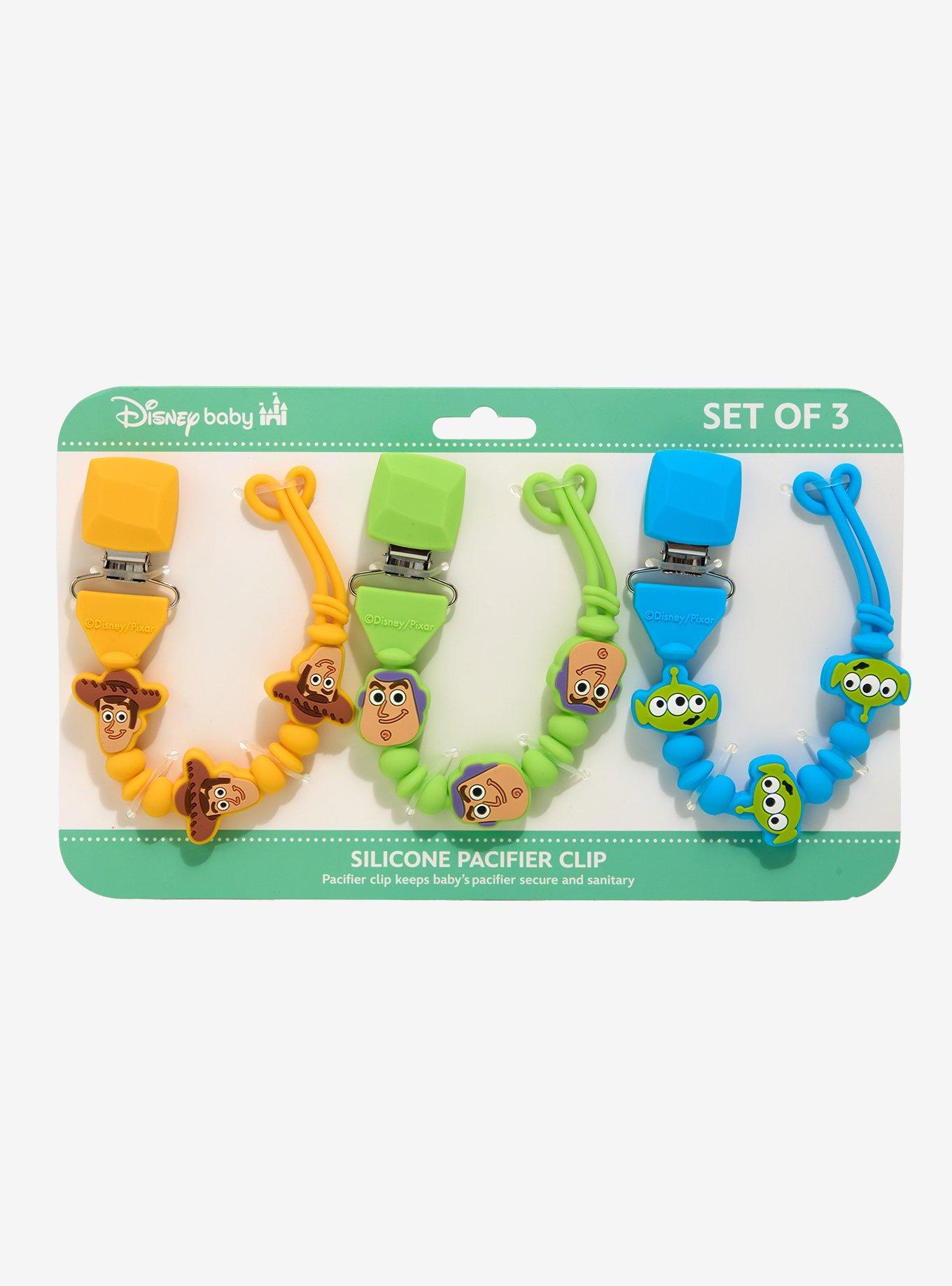 Disney Pixar Toy Story Pacifier Clip Set — BoxLunch Exclusive, , hi-res