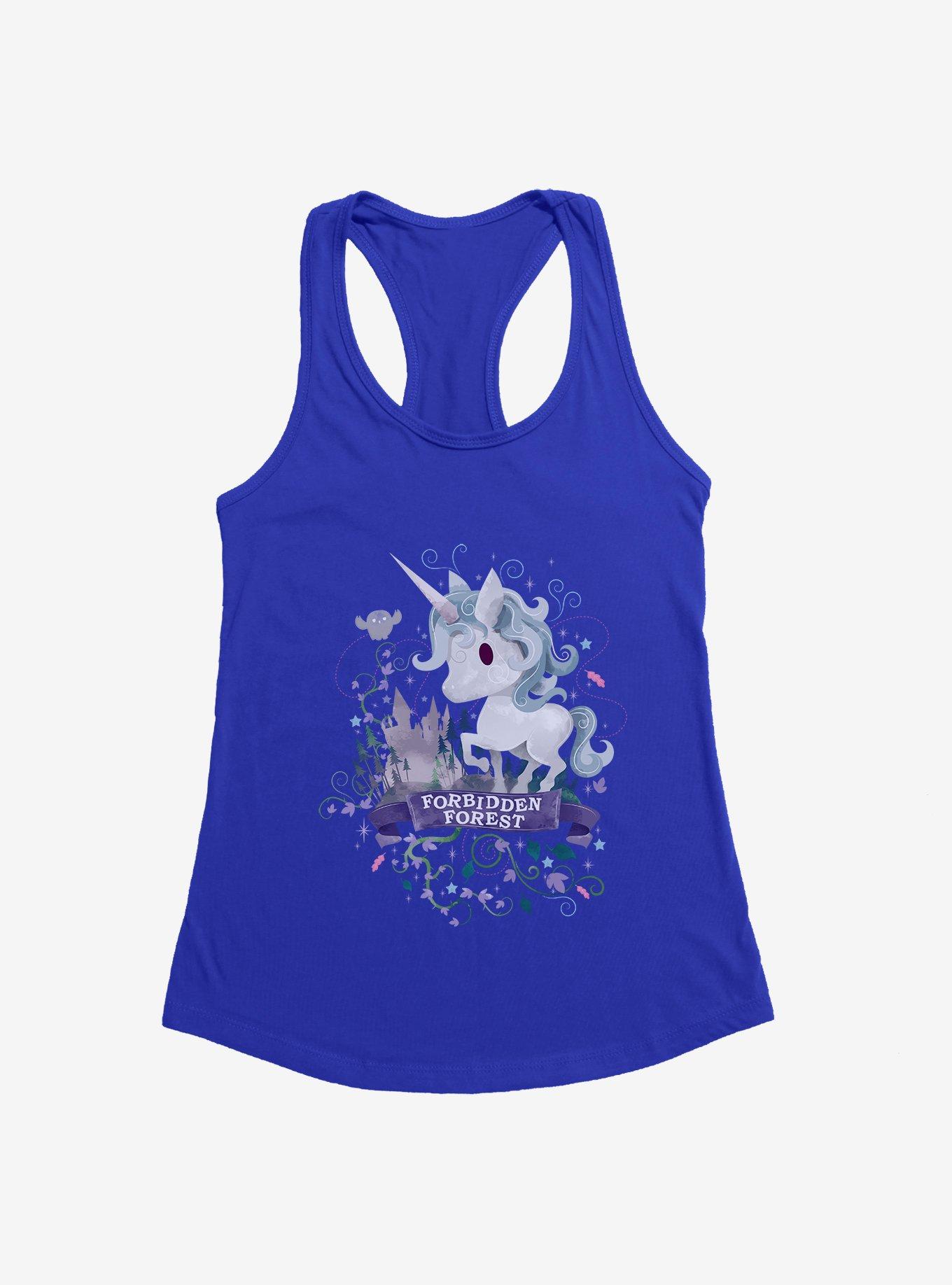 Harry Potter Forbidden Forest Girls Tank, ROYAL, hi-res
