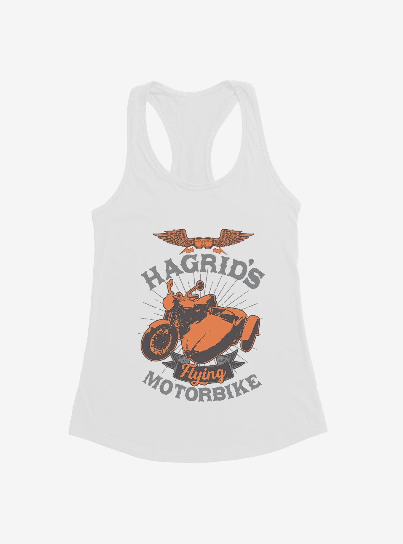 Harry Potter Hagrid's Flying Motorbike Girls Tank, WHITE, hi-res