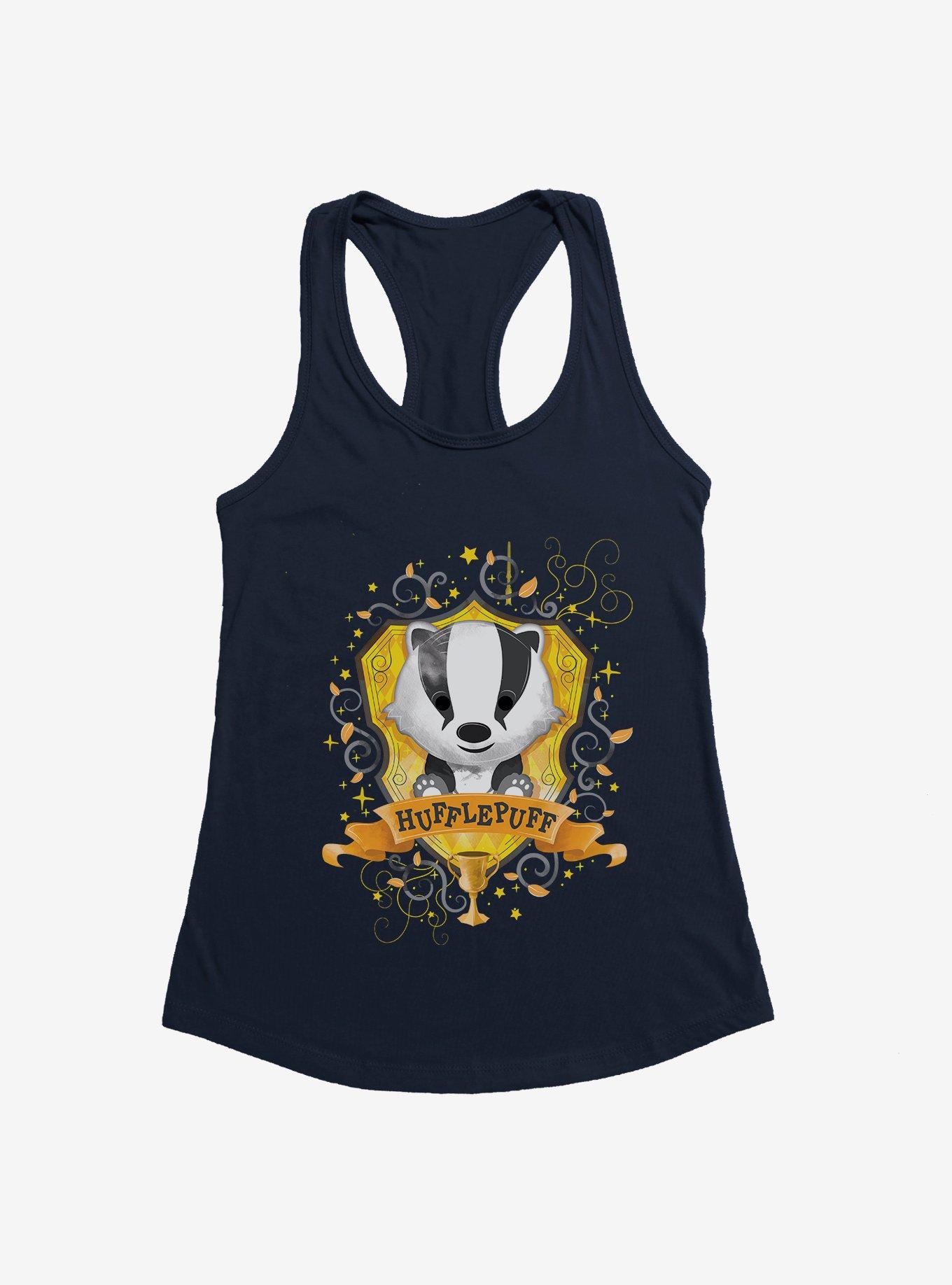 Harry Potter Chibi Hufflepuff Crest Girls Tank, , hi-res