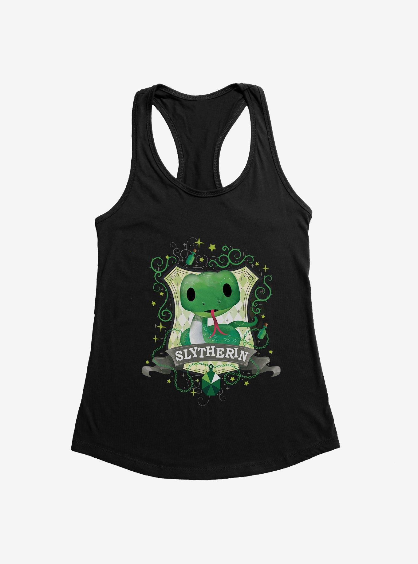 Harry Potter Chibi Slytherin Crest Girls Tank, , hi-res