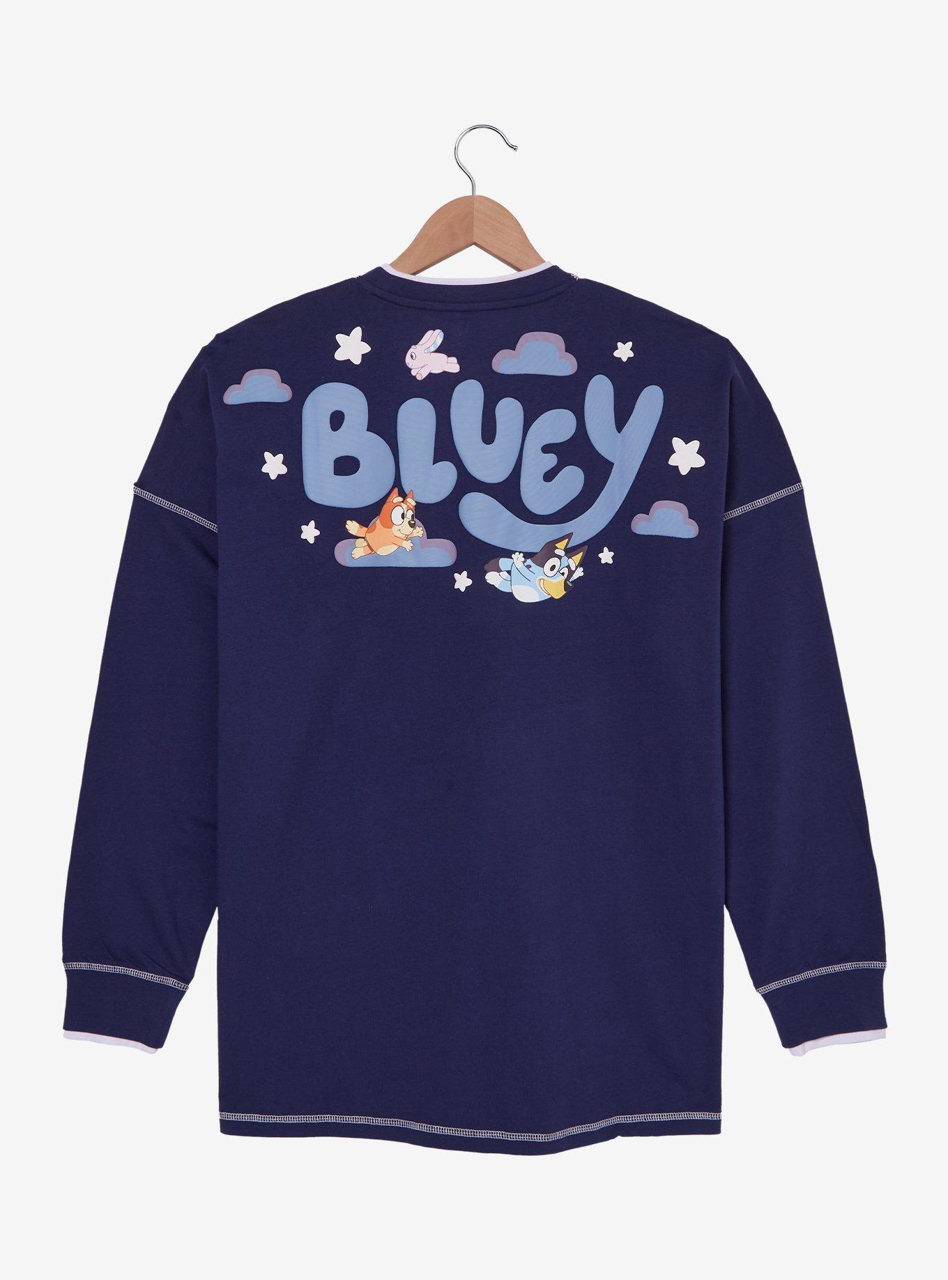 Bluey Bingo & Bluey Sleepy Time Long Sleeve T-Shirt - BoxLunch Exclusive, , hi-res