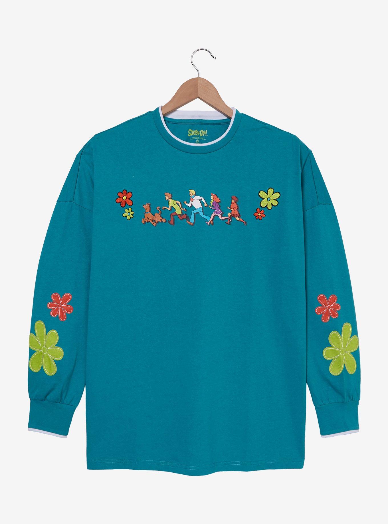 Scooby-Doo! Characters Floral Long Sleeve T-Shirt - BoxLunch