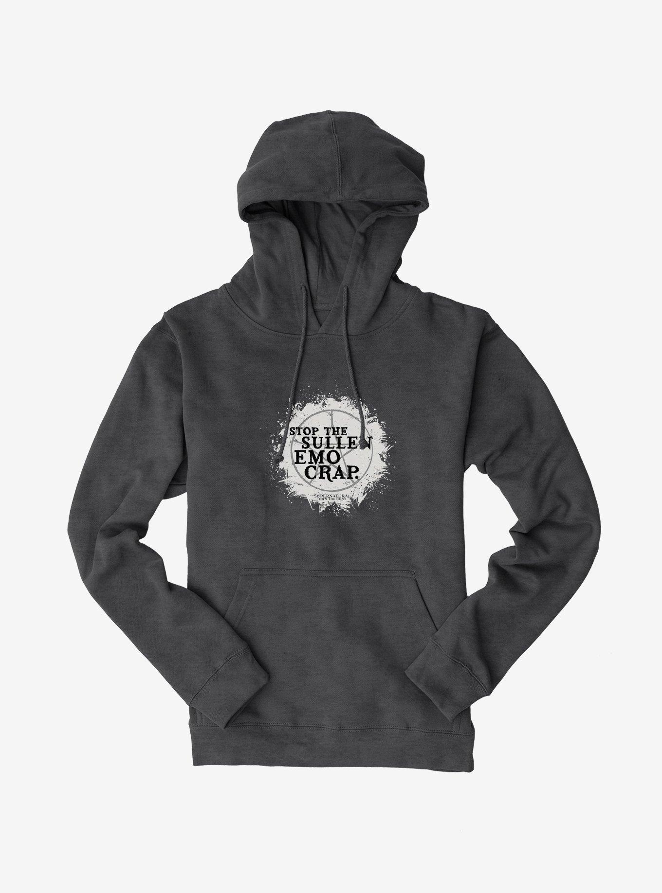 Supernatural Emo Crap Hoodie, , hi-res