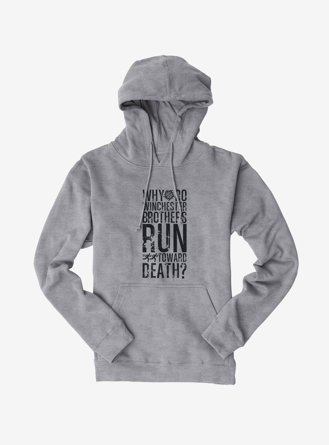 Supernatural Run Toward Death Hoodie