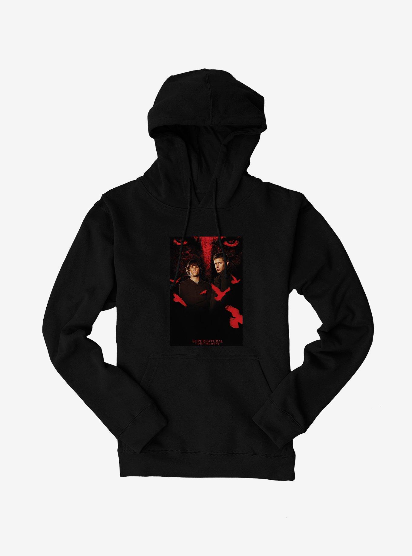 Supernatural Winchester Brothers Crows Hoodie, , hi-res