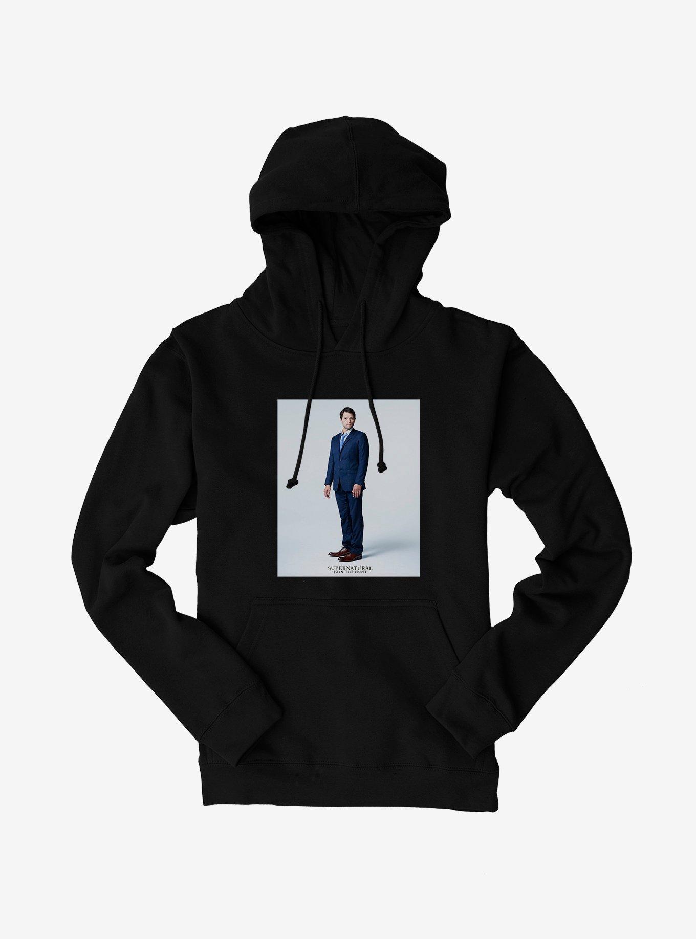 Supernatural Dean Winchester Suited Up Hoodie, BLACK, hi-res