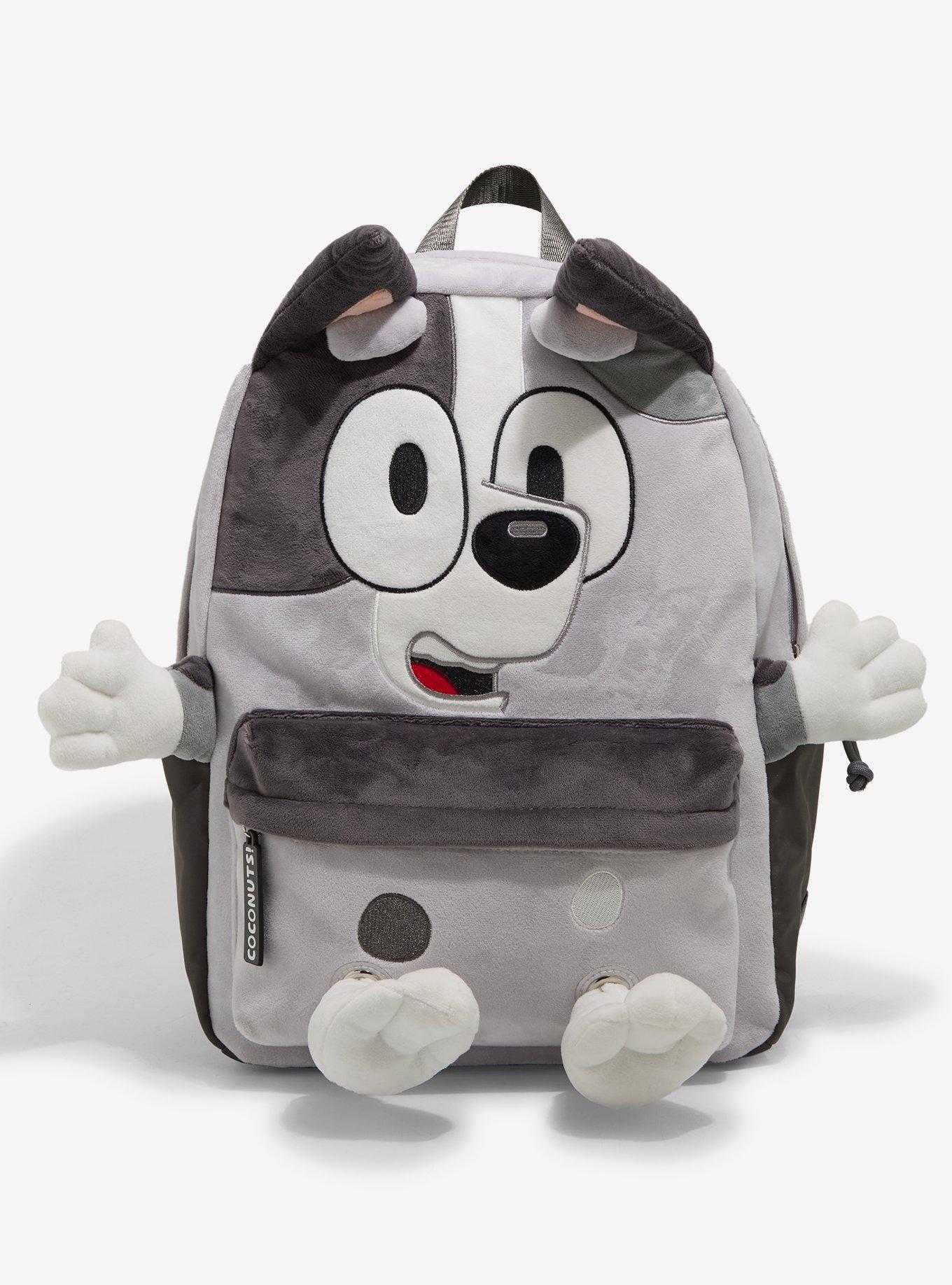 Bluey Muffin Fuzzy Figural Backpack | Hot Topic