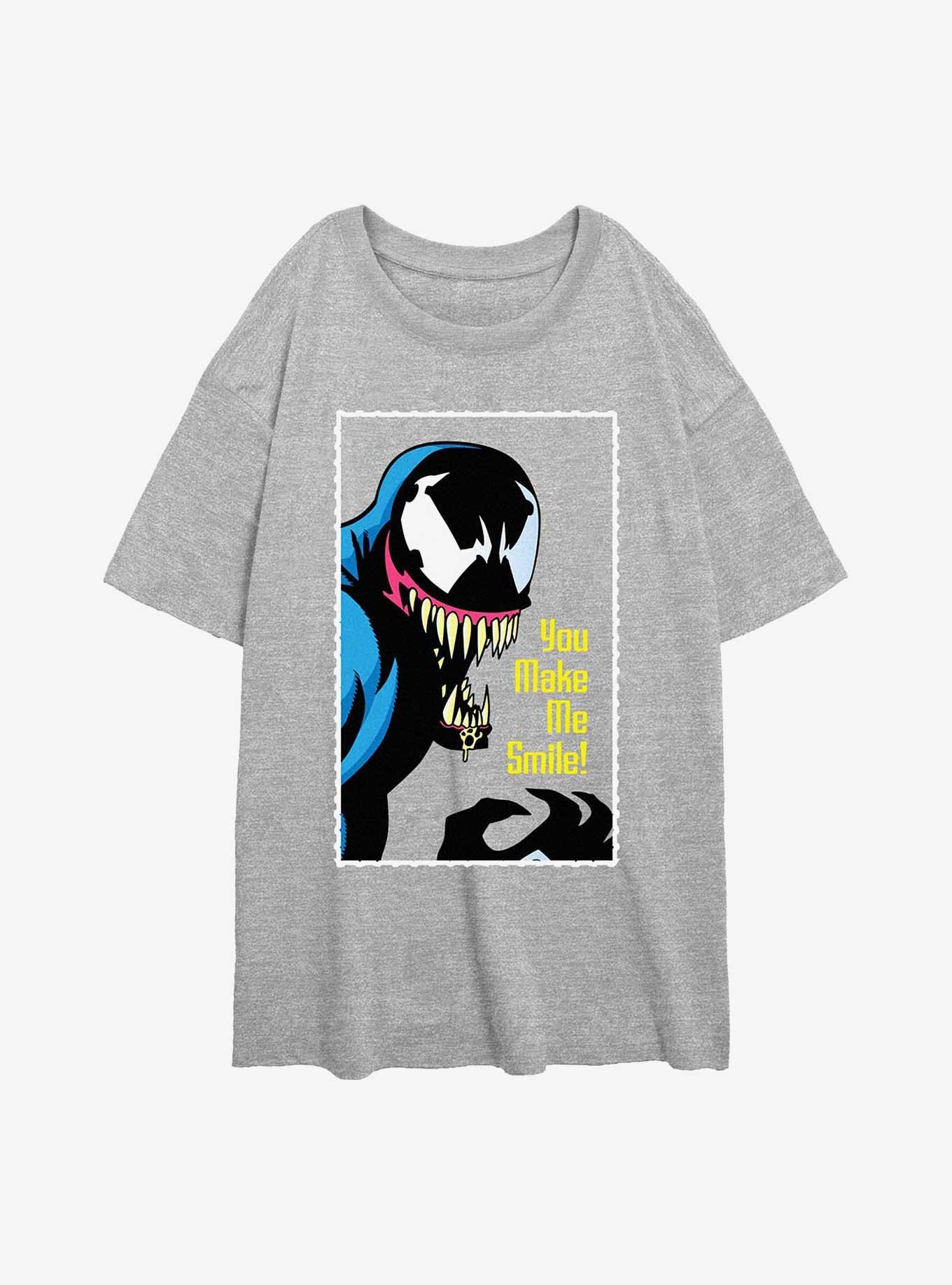Marvel Venom You Make Me Smile Girls Oversized T-Shirt