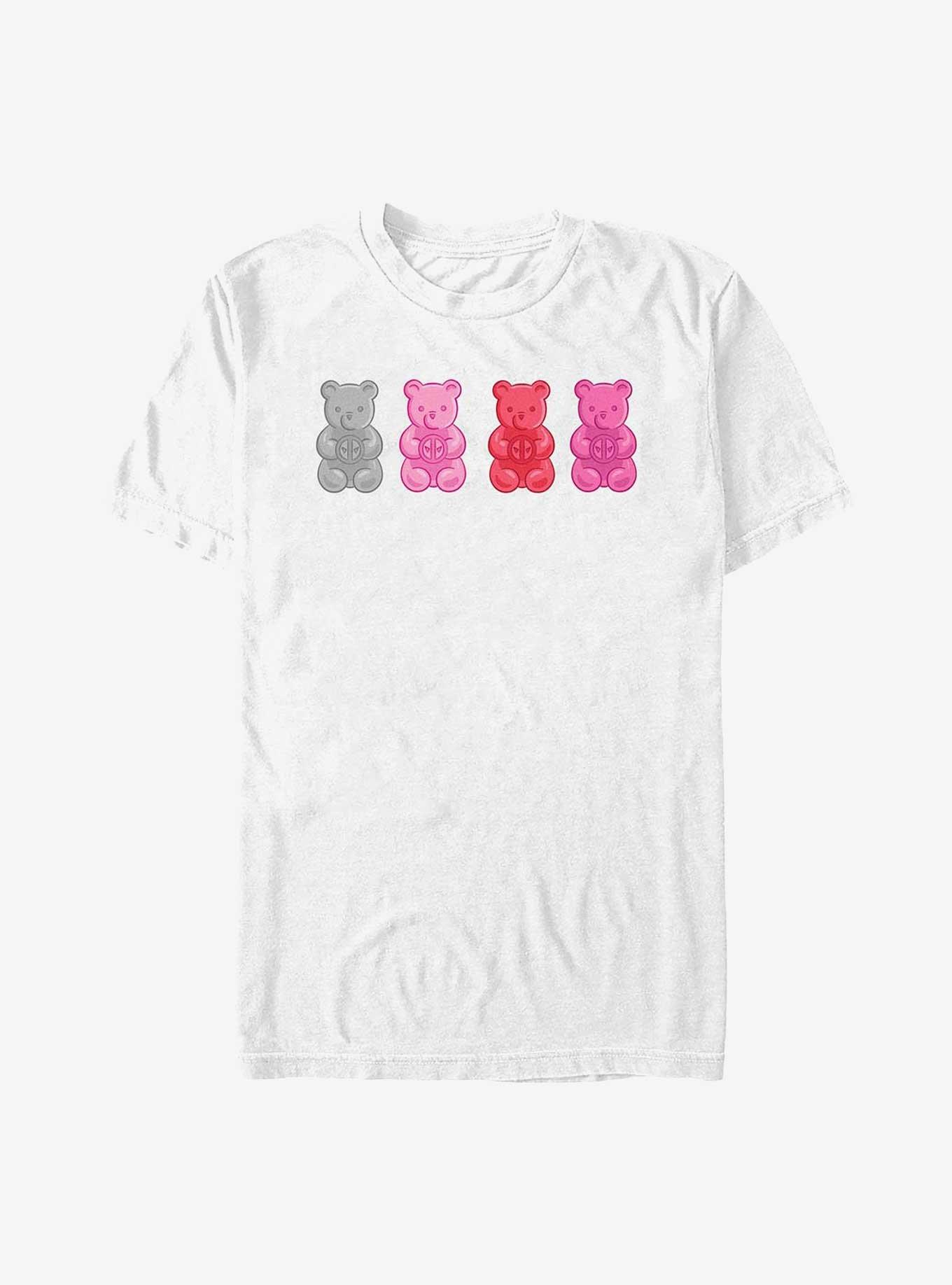 Marvel Deadpool Gummy Bear T-Shirt, WHITE, hi-res