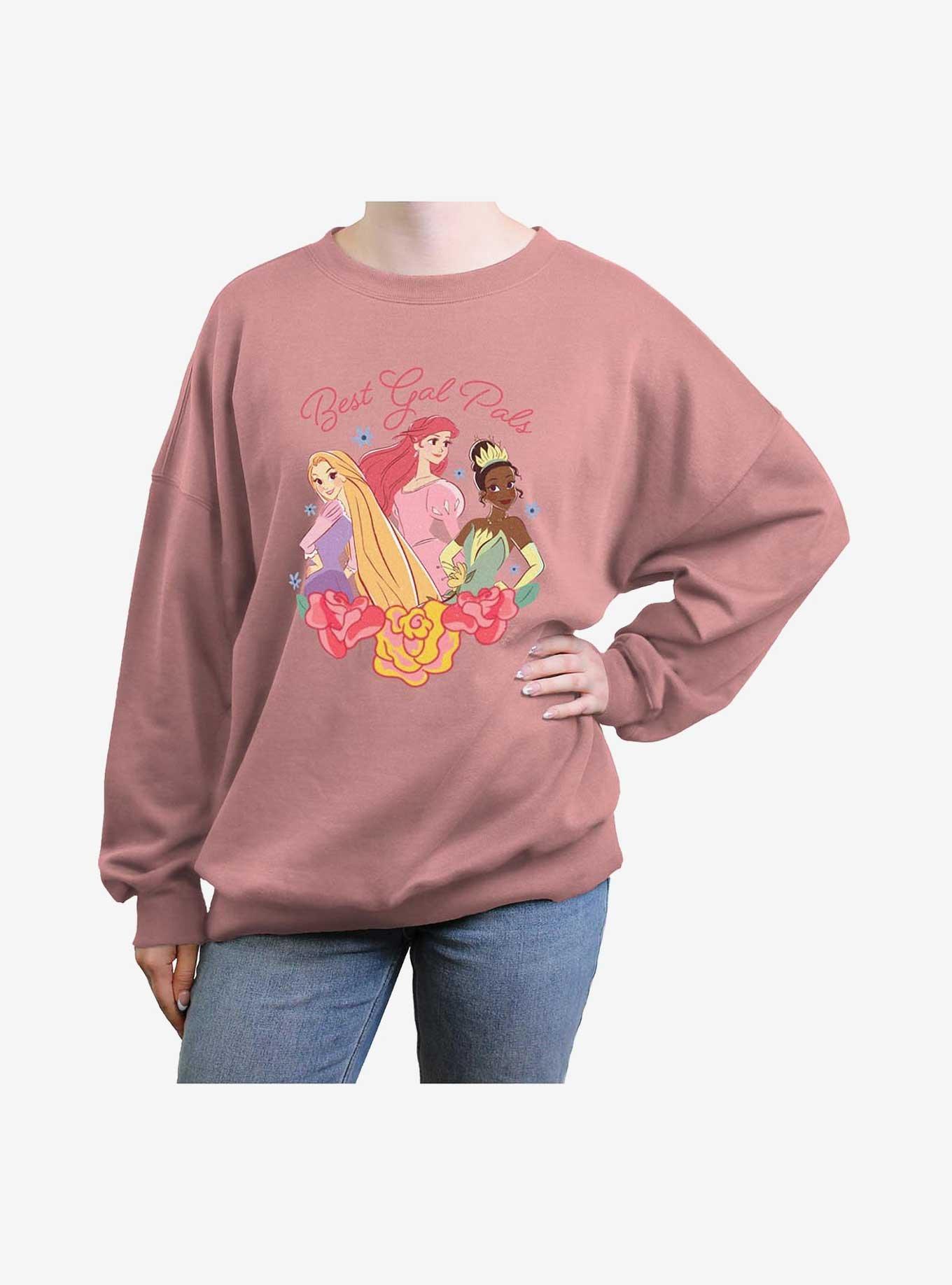 Disney Princesses Best Gal Pals Girls Oversized Sweatshirt