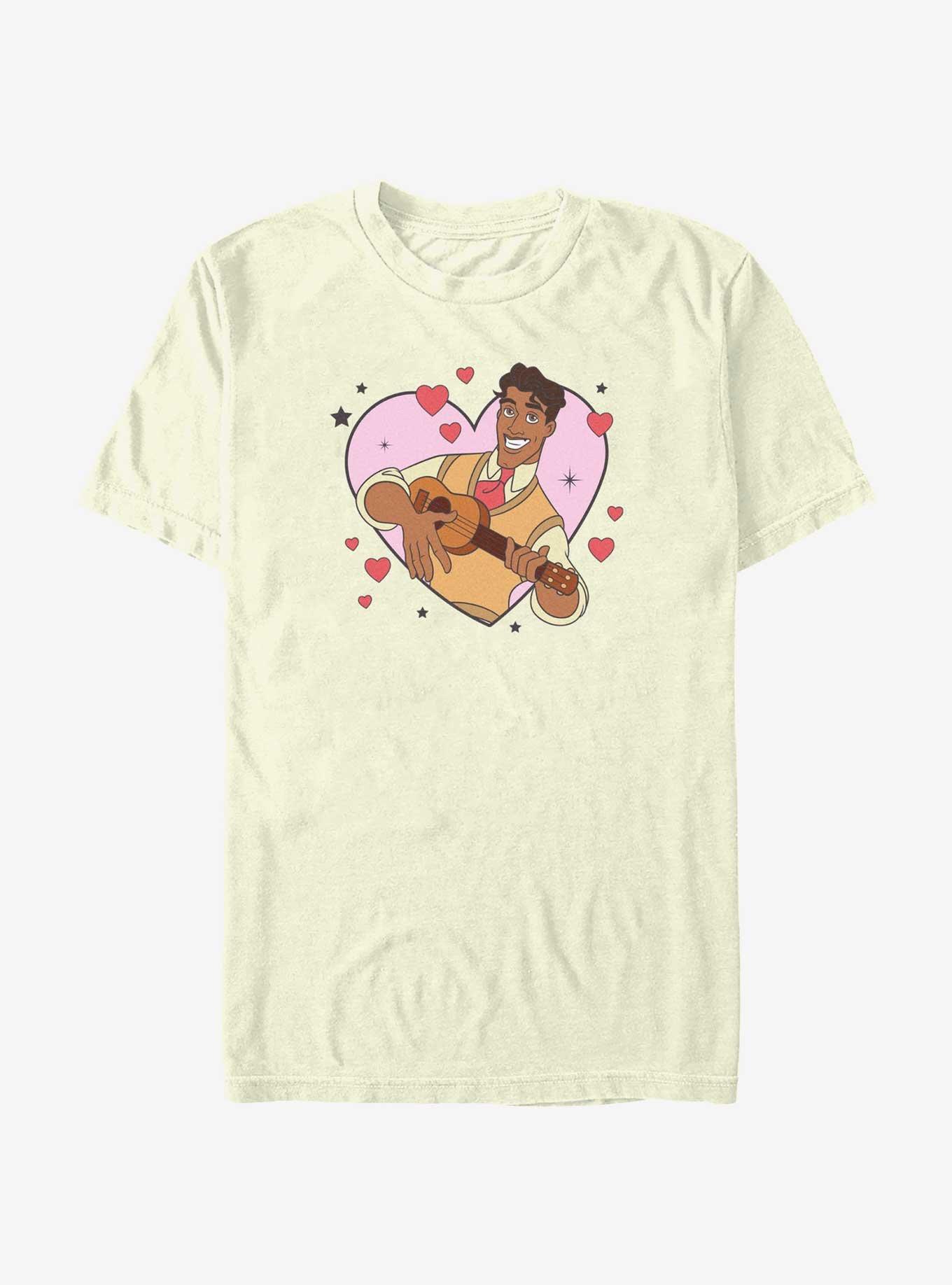 Disney Princesses The Princess And The Frog Prince Naveen Heart Lock Up T-Shirt, , hi-res