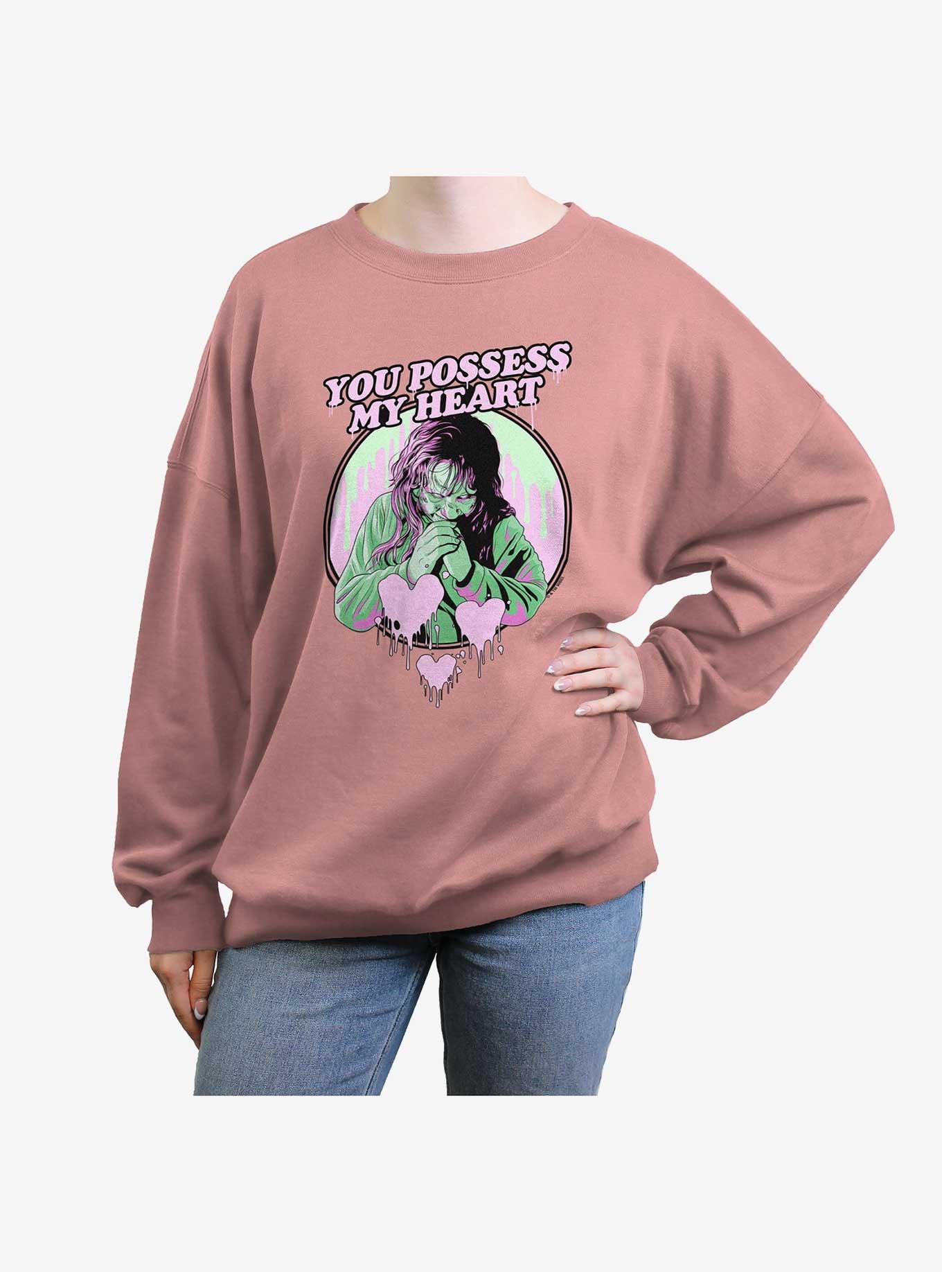 The Exorcist Regan You Possess My Heart Girls Oversized Sweatshirt, , hi-res