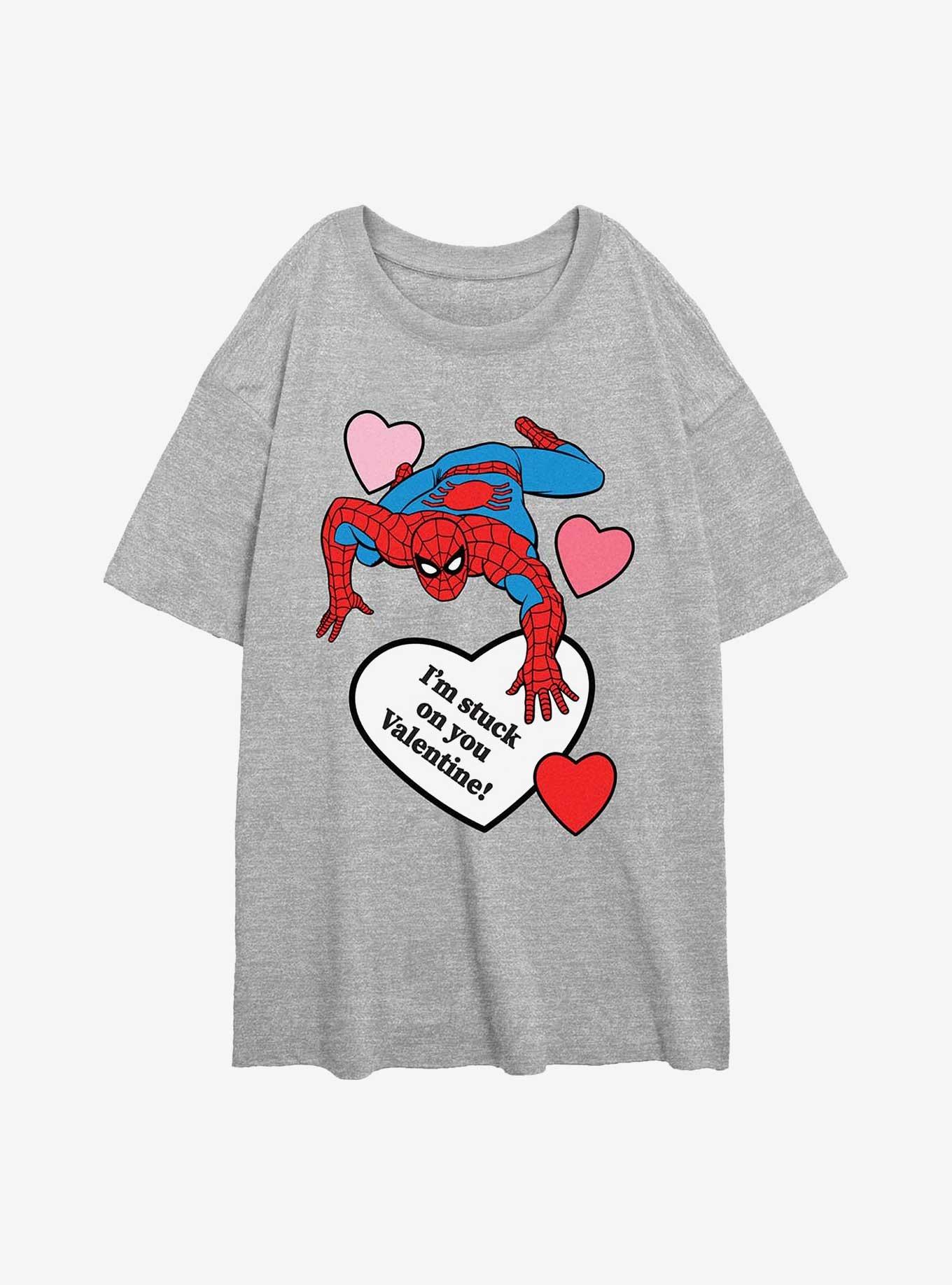 Marvel Spider-Man Im Stuck On You Girls Oversized T-Shirt, , hi-res
