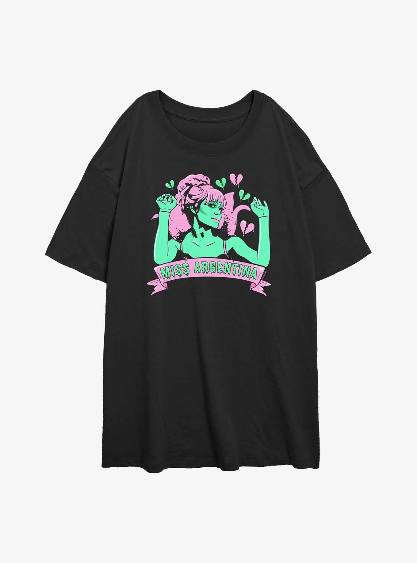 Beetlejuice Miss Argentina Heart Breaker Girls Oversized T-Shirt, , hi-res