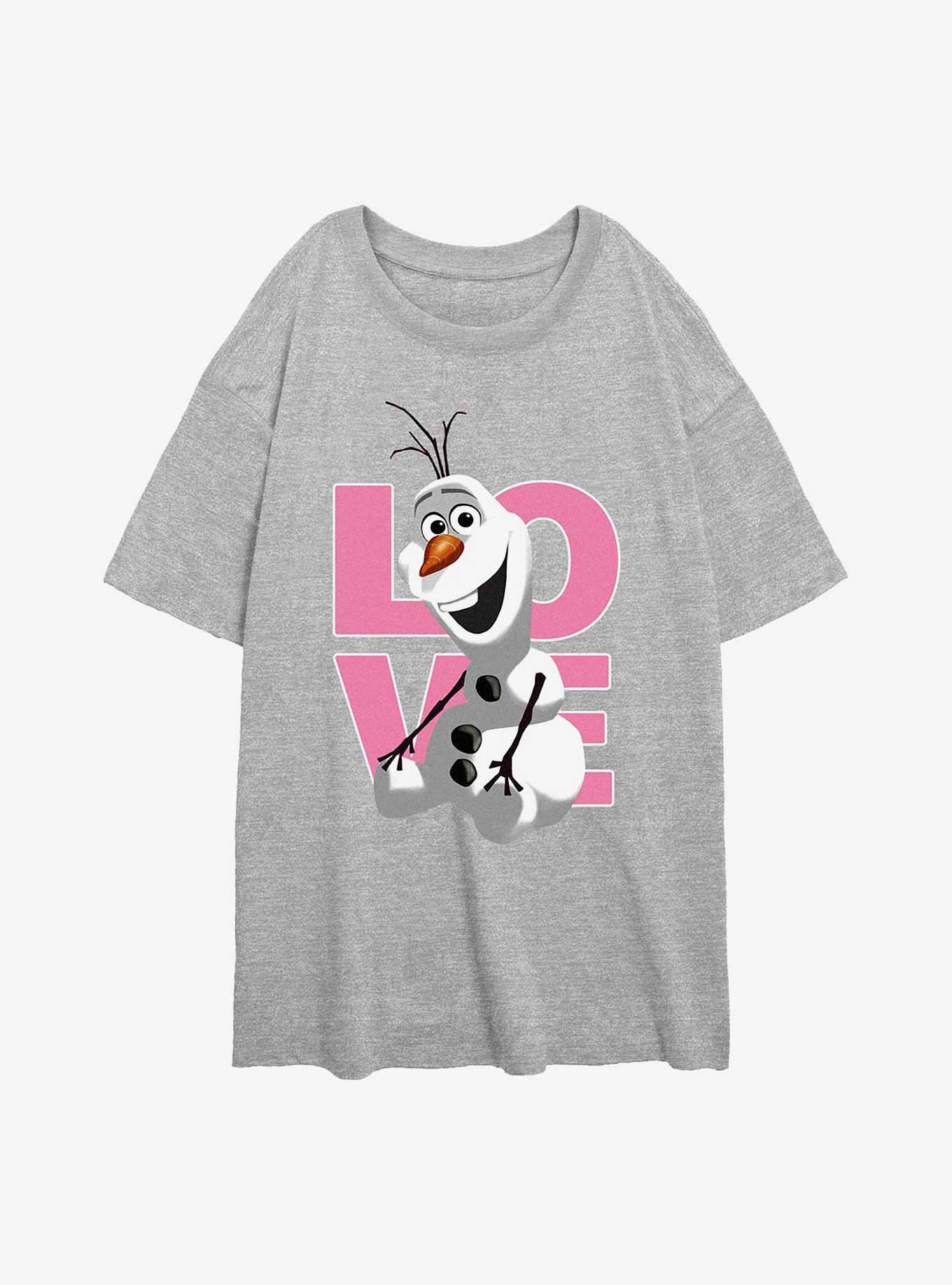 Disney Frozen Love From Olaf Girls Oversized T-Shirt, , hi-res