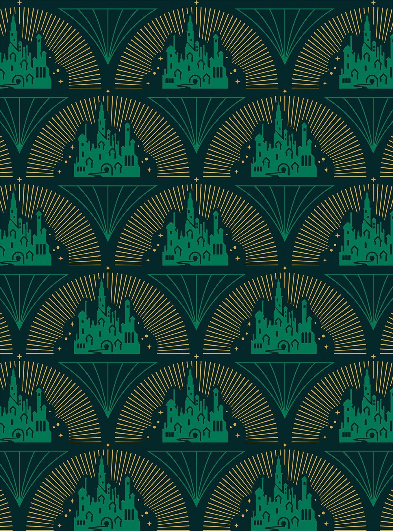 Wicked Emerald City Peel & Stick Wallpaper, , hi-res