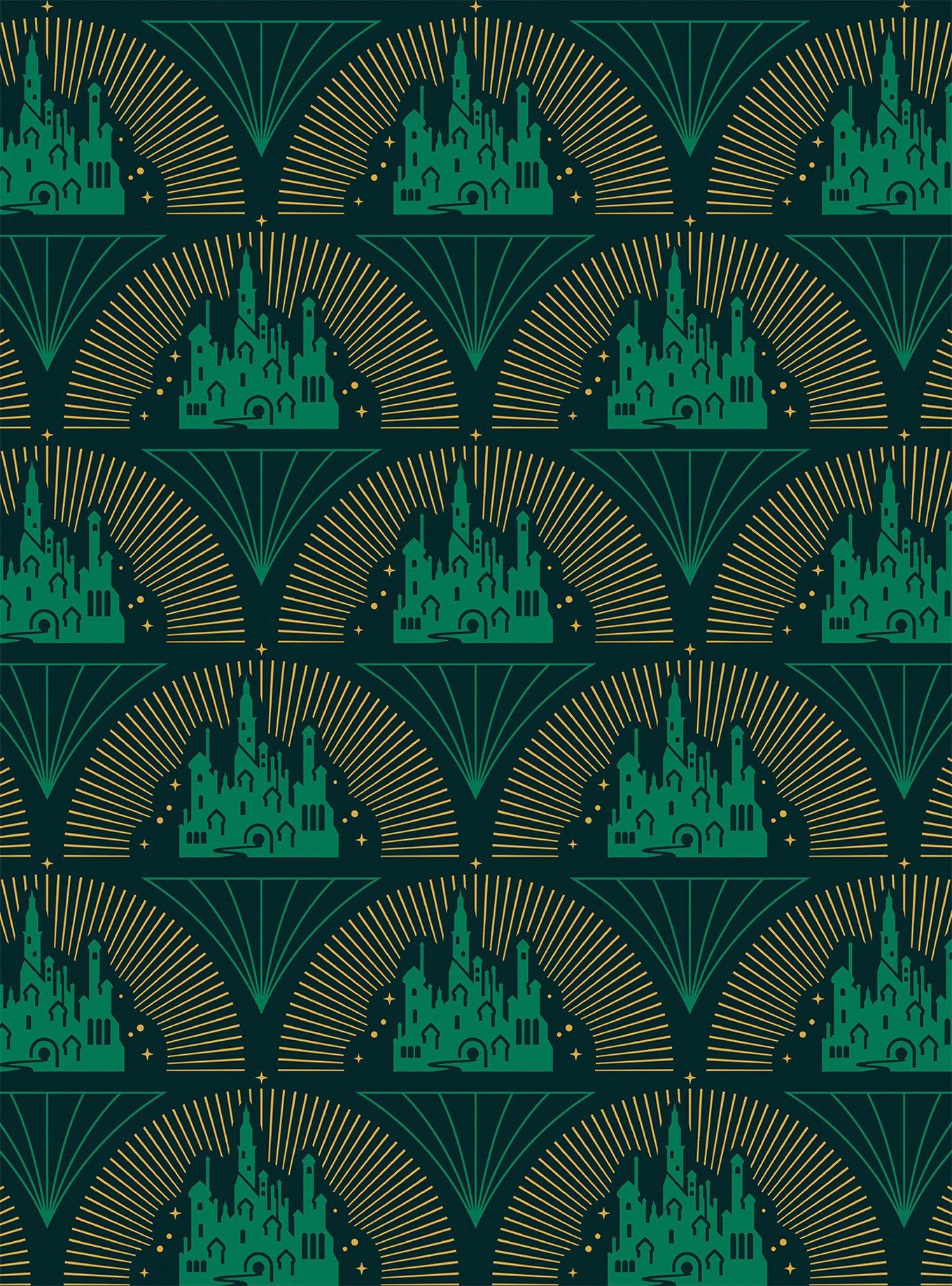 Wicked Emerald City Peel & Stick Wallpaper, , hi-res