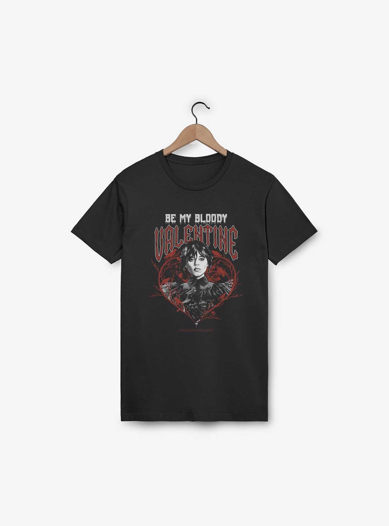 Wednesday Be My Bloody Valentine T-Shirt, , hi-res