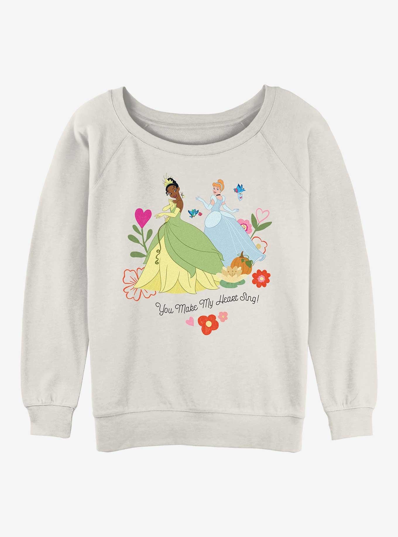 Disney Princess You Make My Heart Sing Womens Slouchy Sweatshirt, , hi-res