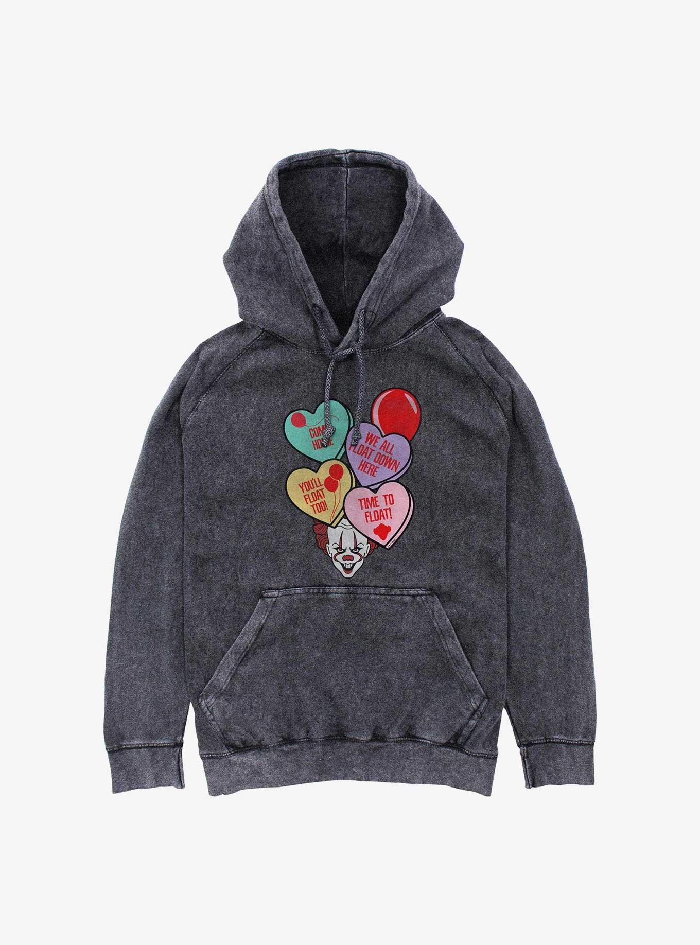 IT Heart Candy Pennywise Mineral Wash Hoodie, , hi-res