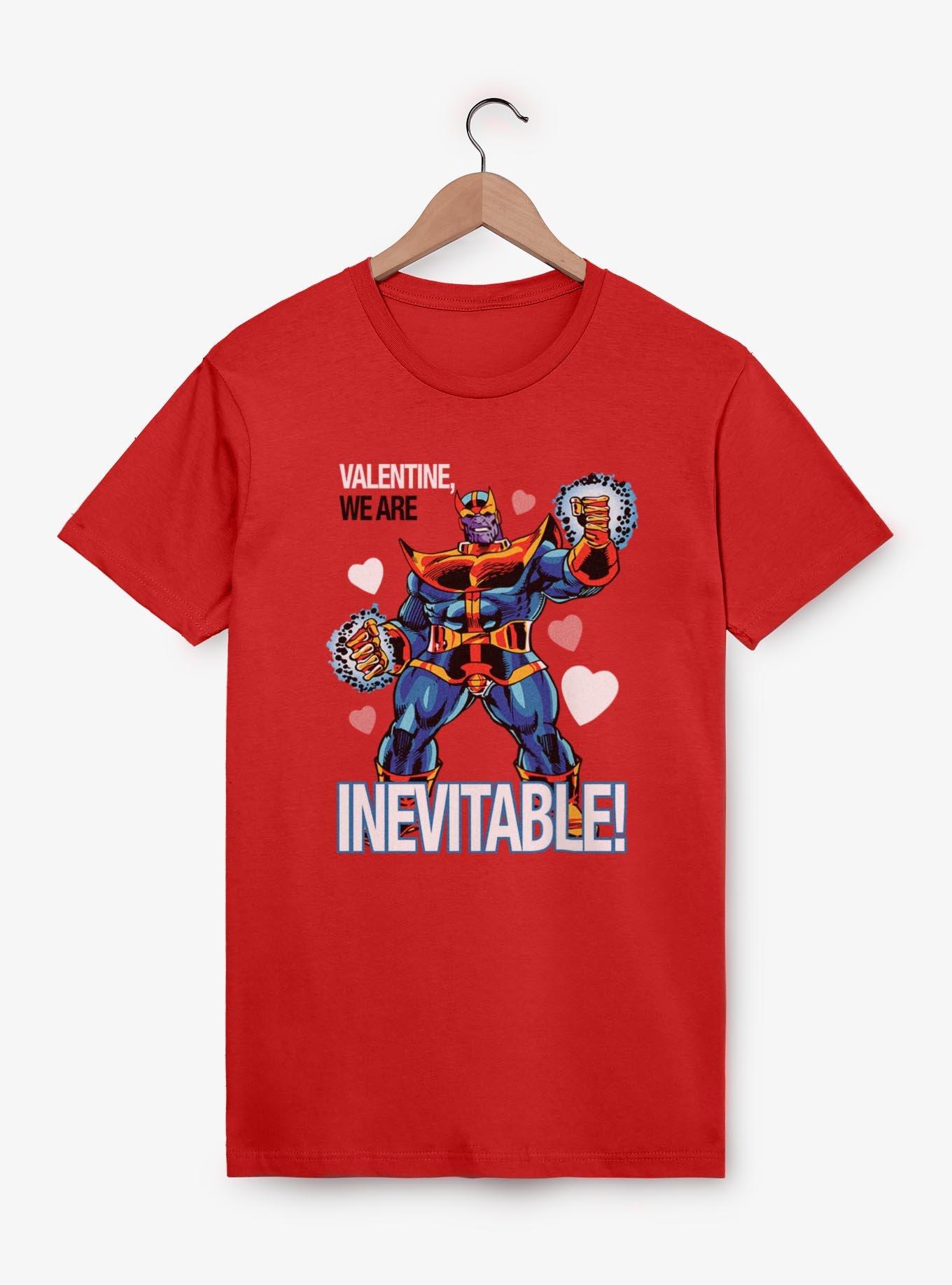 Marvel Thanos Valentine We Are Inevitable T-Shirt, , hi-res