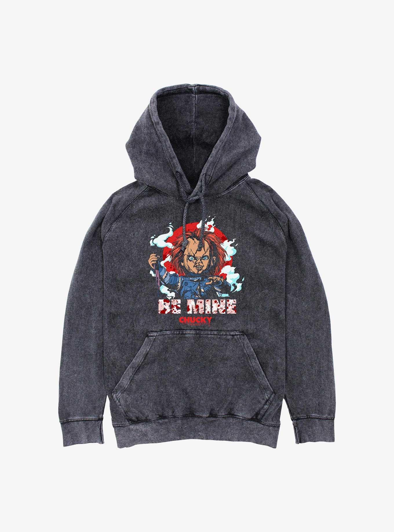 Chucky Be Mine Mineral Wash Hoodie, , hi-res