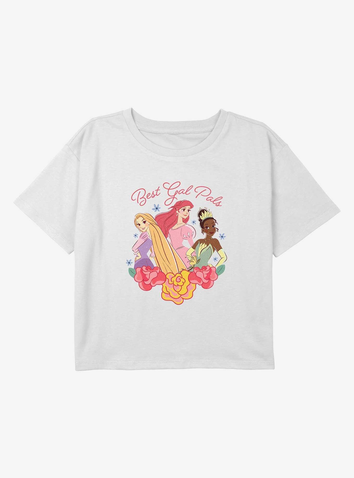 Disney Princess Best Gal Pals Youth Girls Boxy Crop T-Shirt, , hi-res