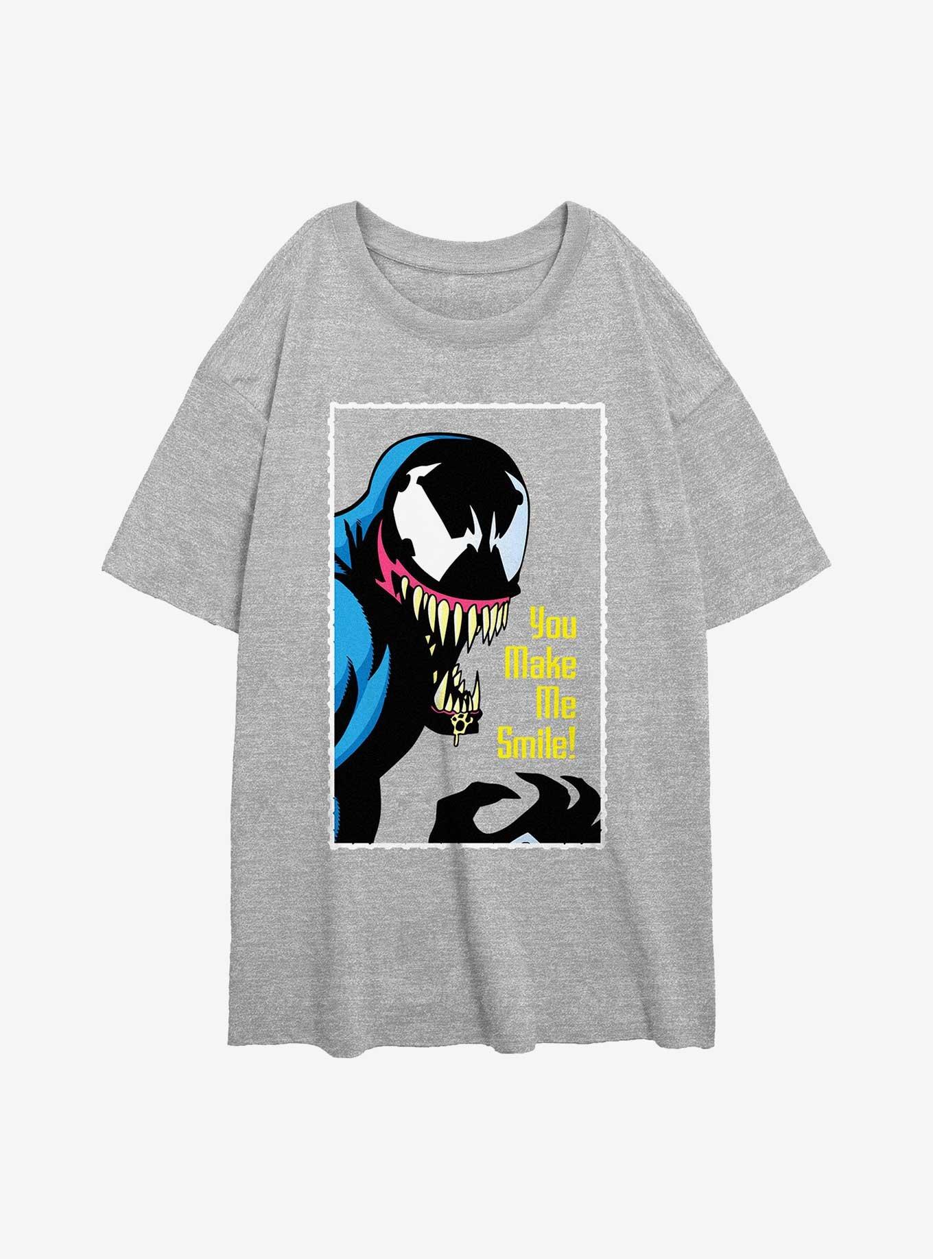 Marvel Venom You Make Me Smile Womens Oversized T-Shirt, , hi-res