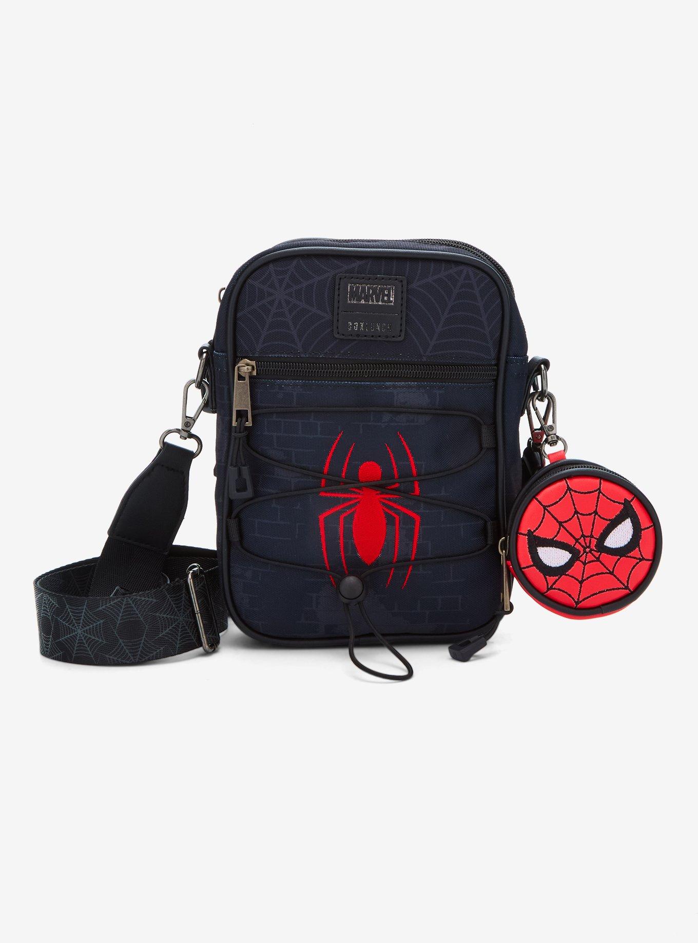 Marvel Spider-Man Logo Crossbody Bag with Coin Purse - BoxLunch Exclusive, , hi-res