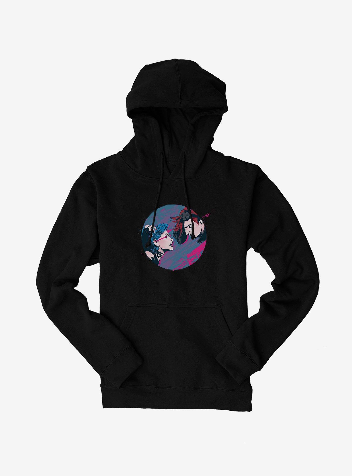Arcane Jinx VS Vi Hoodie, BLACK, hi-res