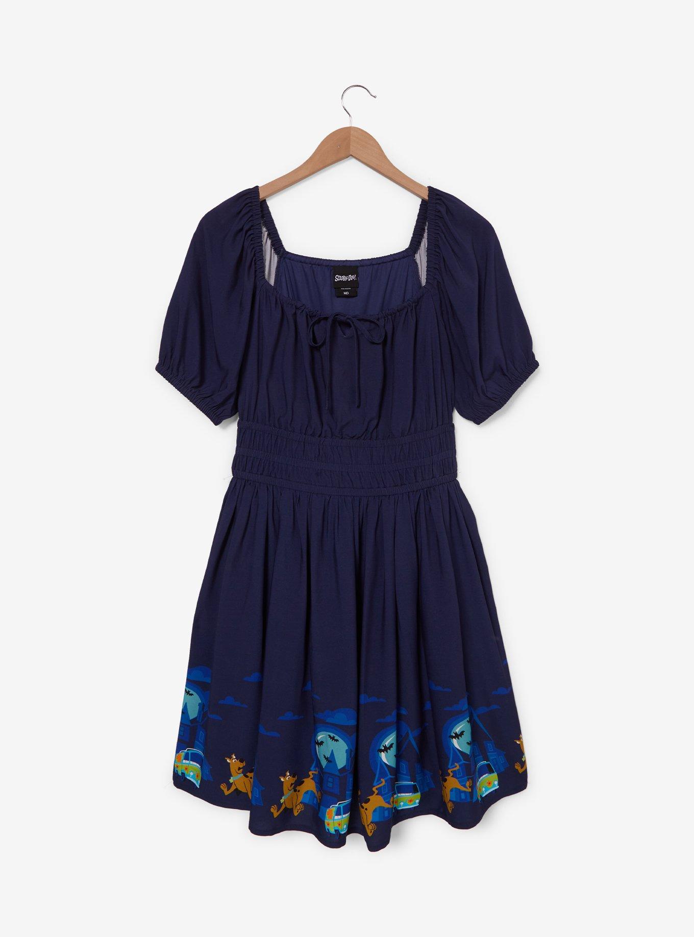 Ashley Taylor Scooby-Doo! Haunted House Smock Dress, , hi-res