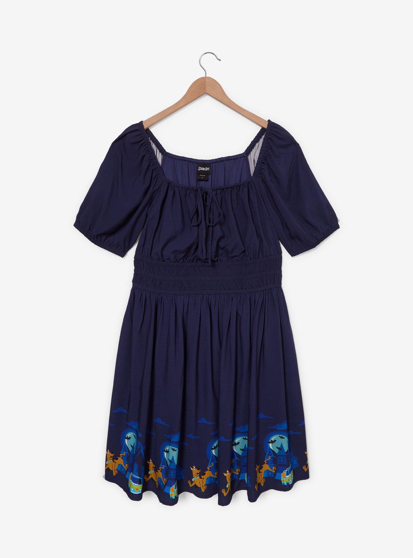 Ashley Taylor Scooby-Doo! Haunted House Plus Size Smock Dress, , hi-res