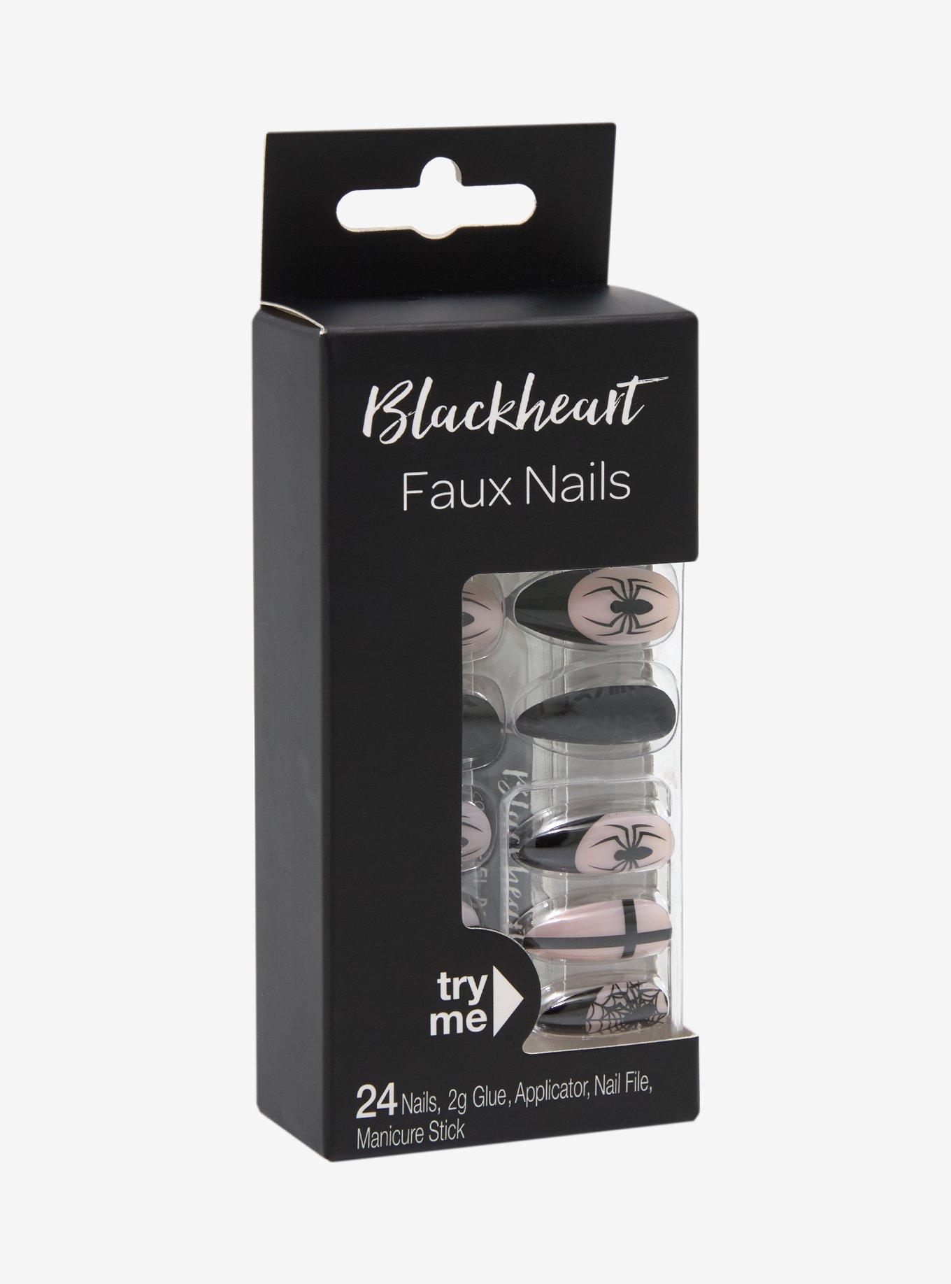 Blackheart Spider Press-On Nail Set, , hi-res