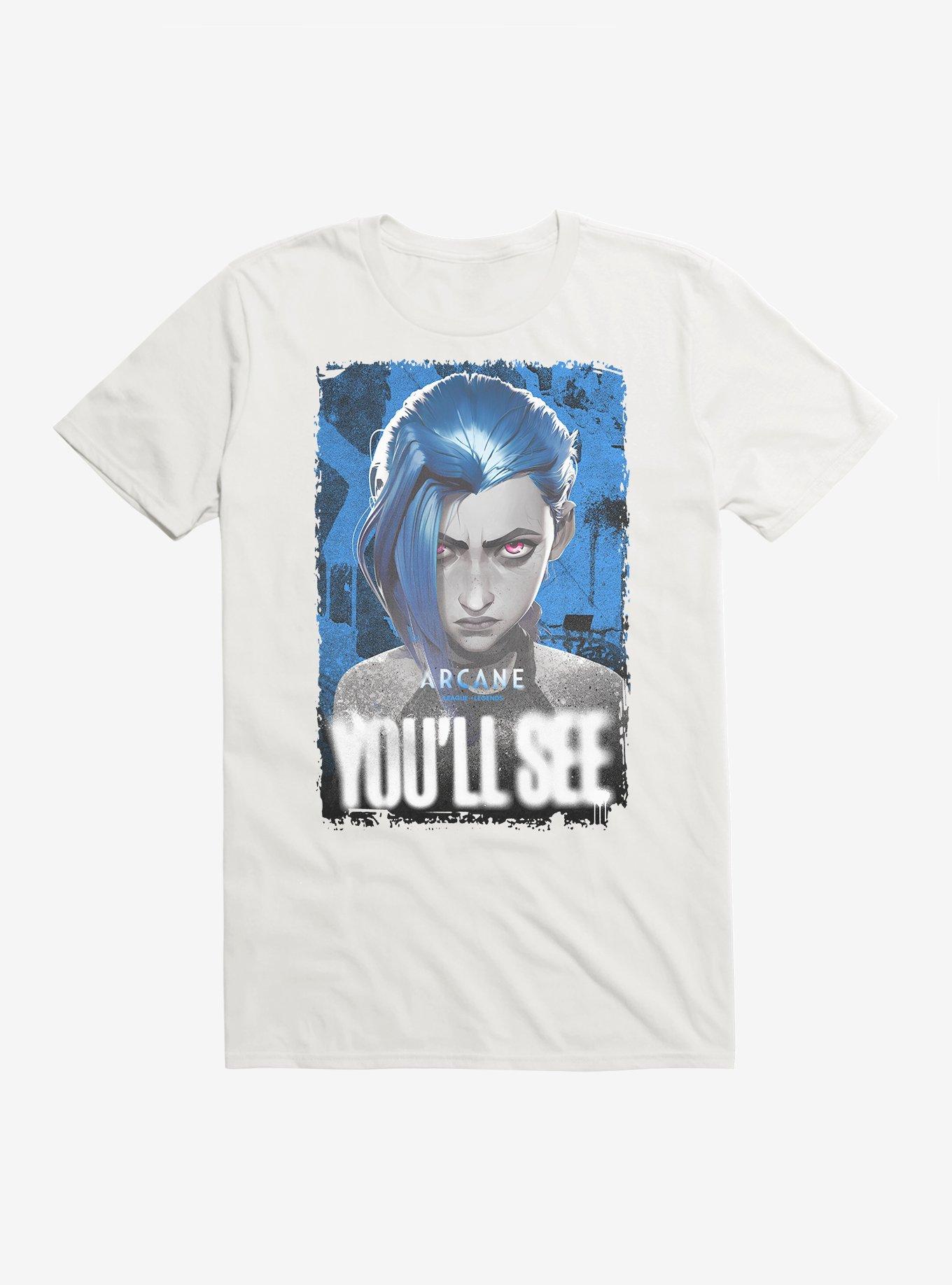 Arcane You'll See T-Shirt, WHITE, hi-res