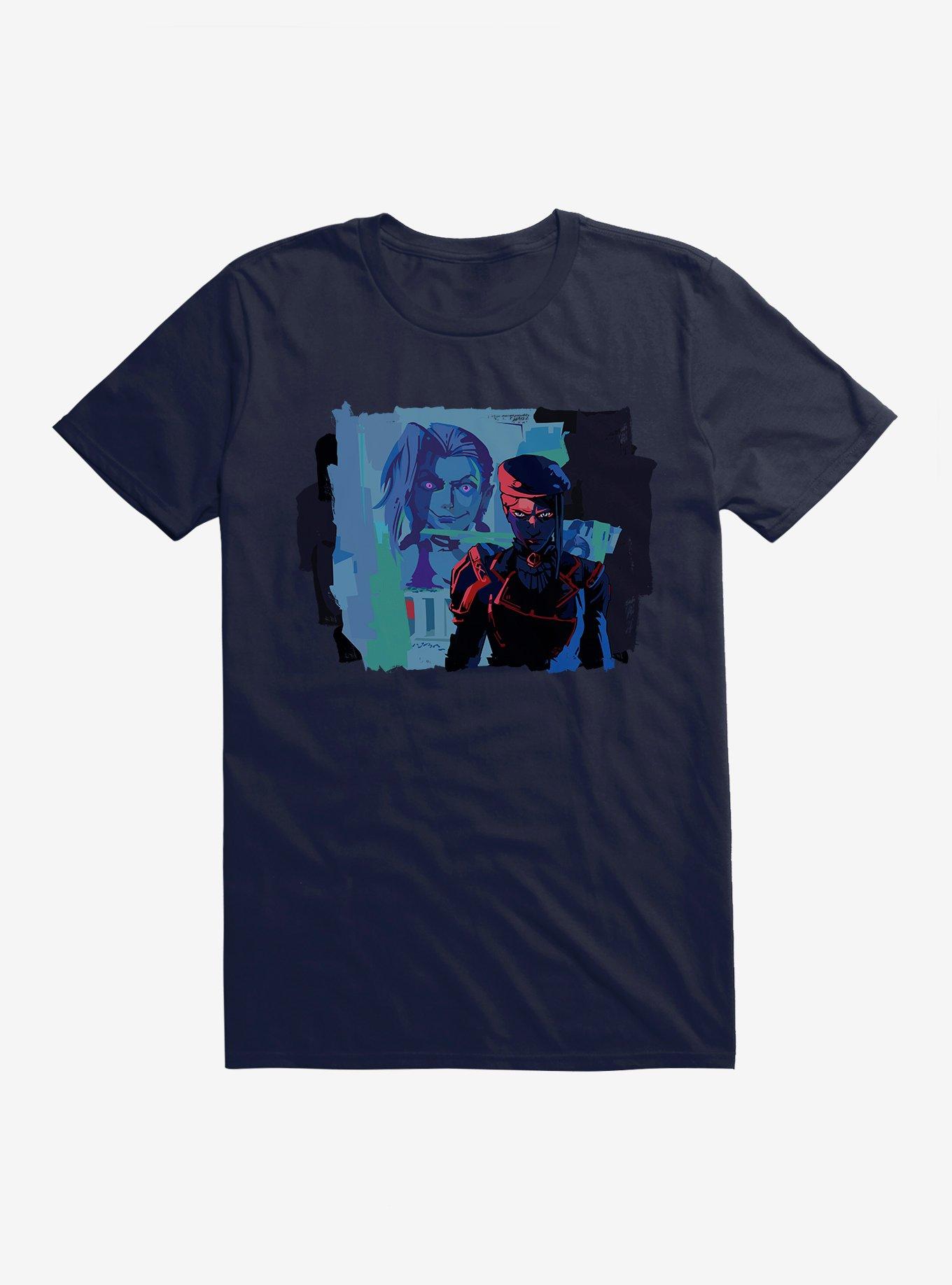 Arcane Eyes Of Jinx T-Shirt, NAVY, hi-res