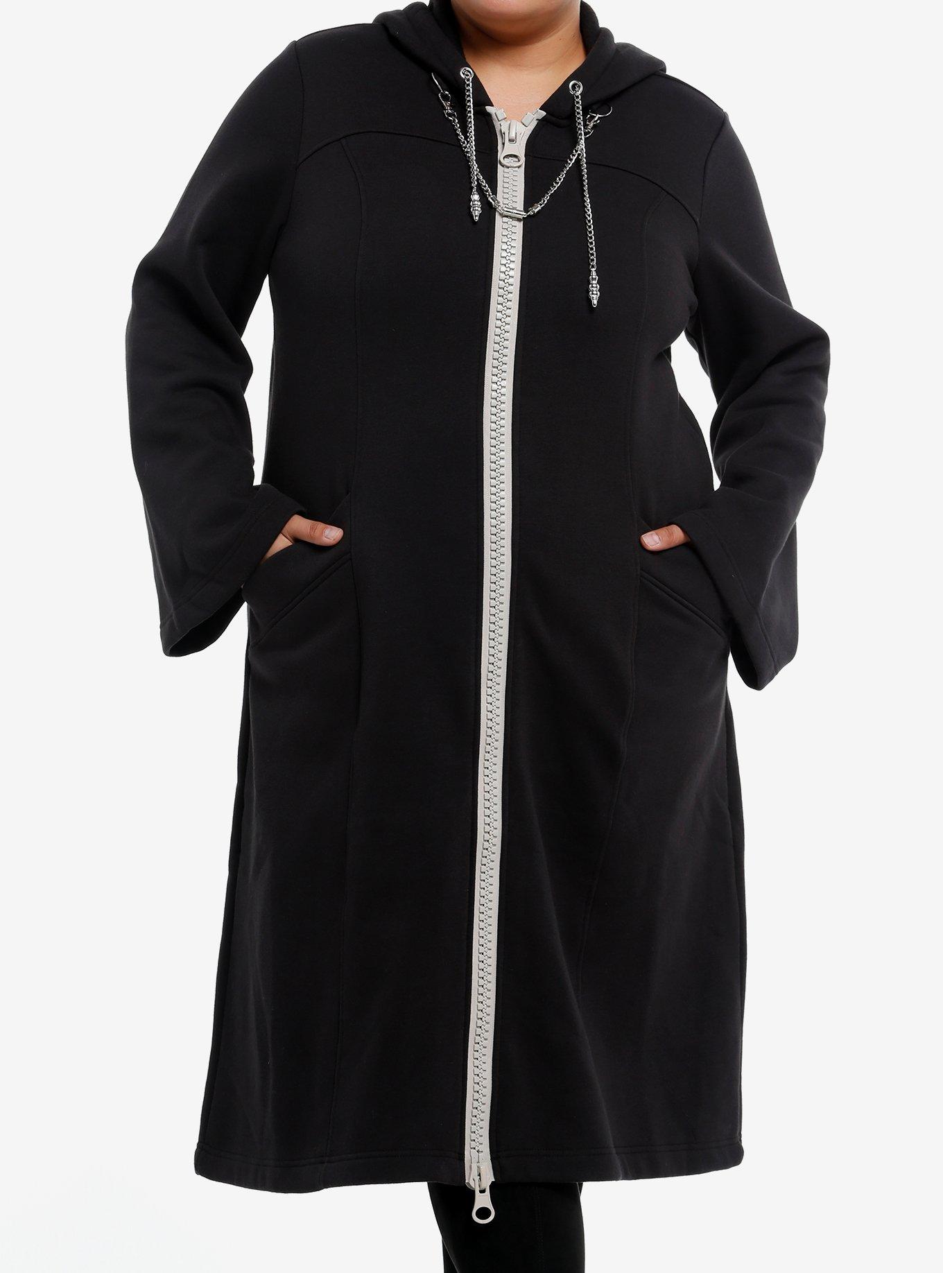 Her Universe Disney Kingdom Hearts Organization XIII Hooded Coat Plus Size, , hi-res