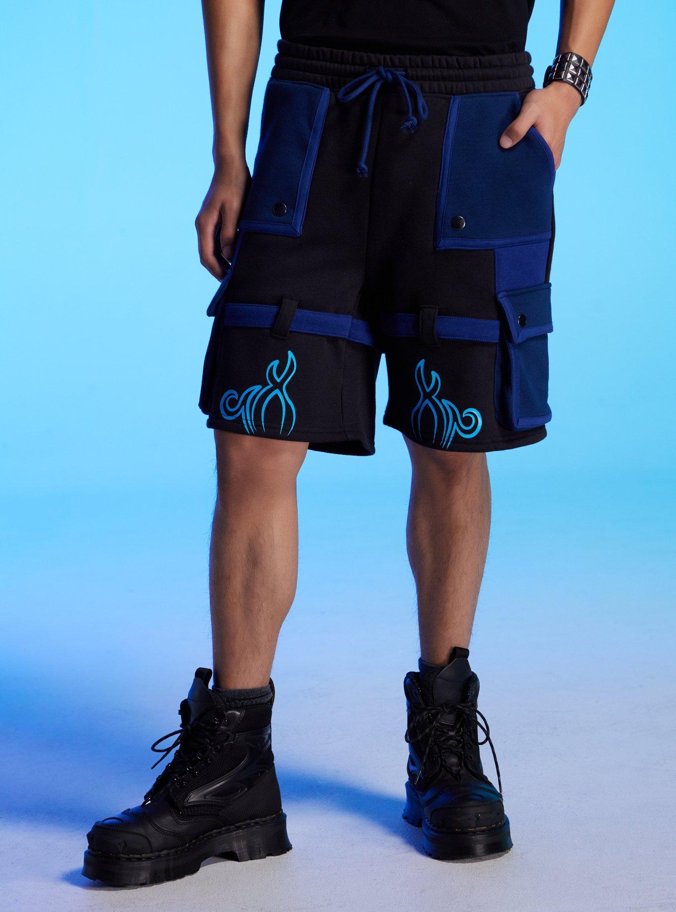 Our Universe Disney Kingdom Hearts Sora Rage Form Cargo Lounge Shorts, , hi-res