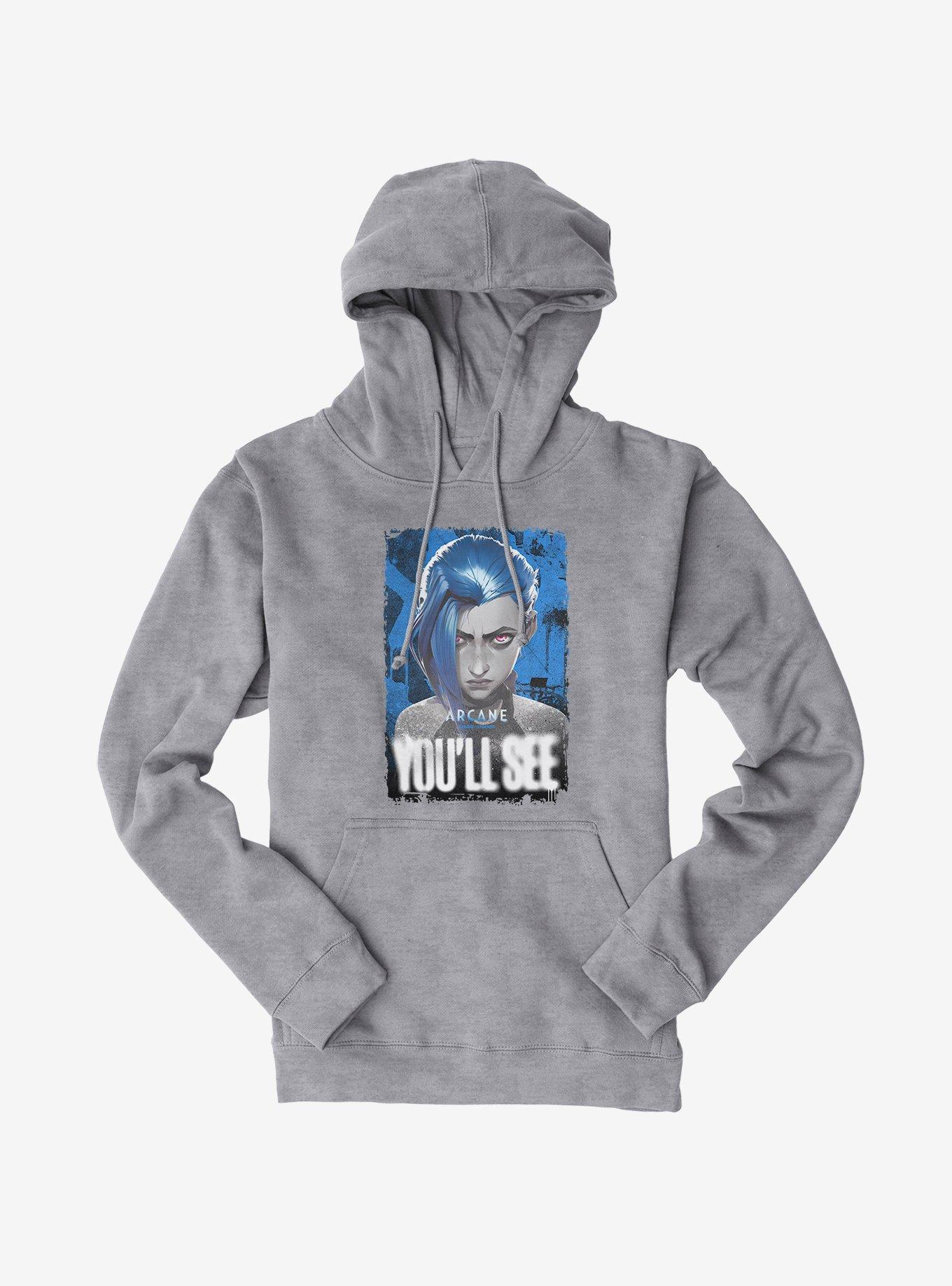 Arcane You'll See Hoodie, SPORT GRAY, hi-res view 1