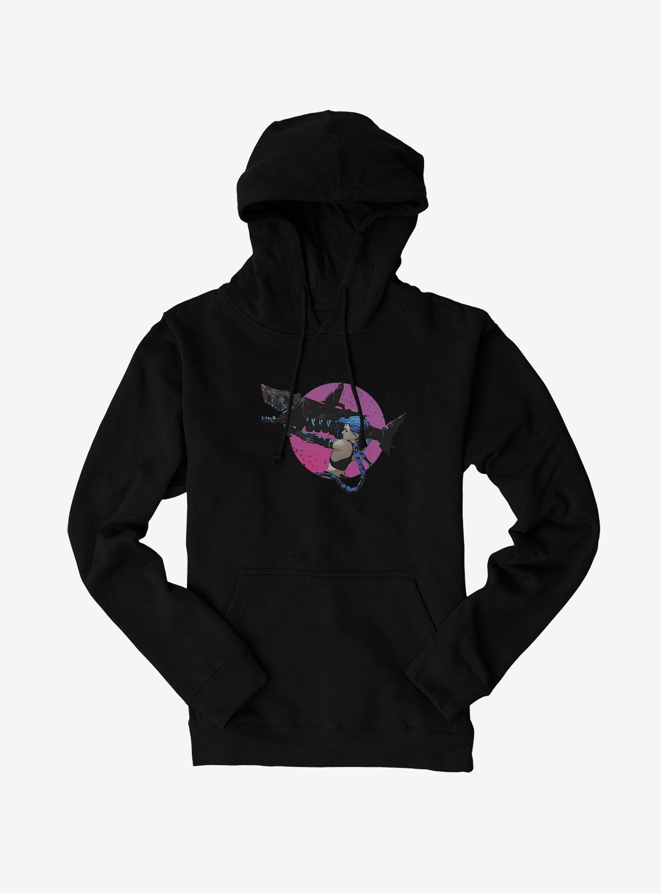 Arcane Jinx Attack Hoodie,All Products : American Fashion Style Bags On Sale