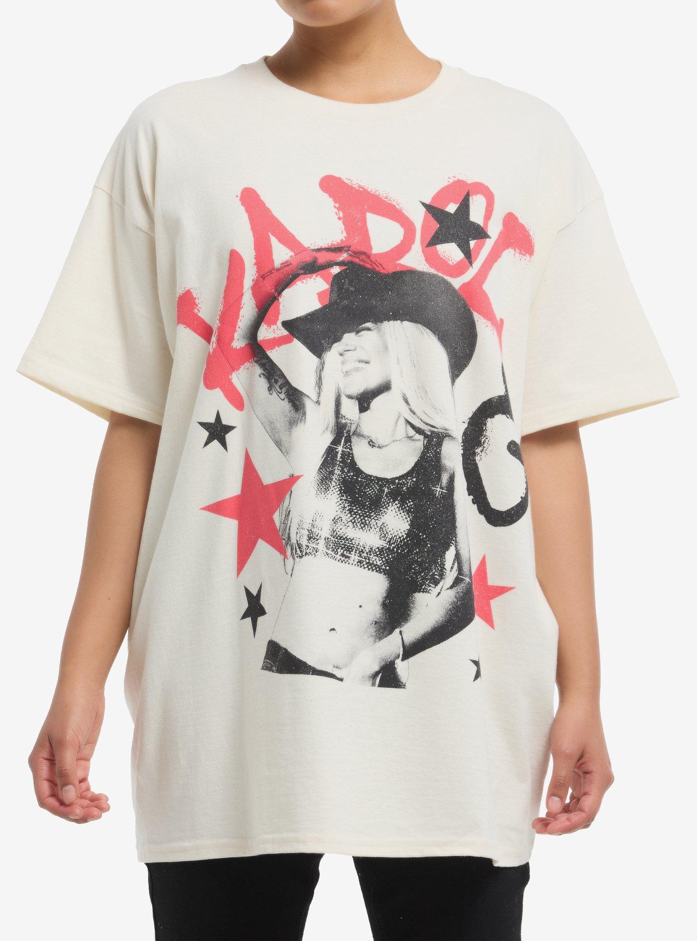 Karol G Cowboy Hat Portrait Oversized T-Shirt, , hi-res