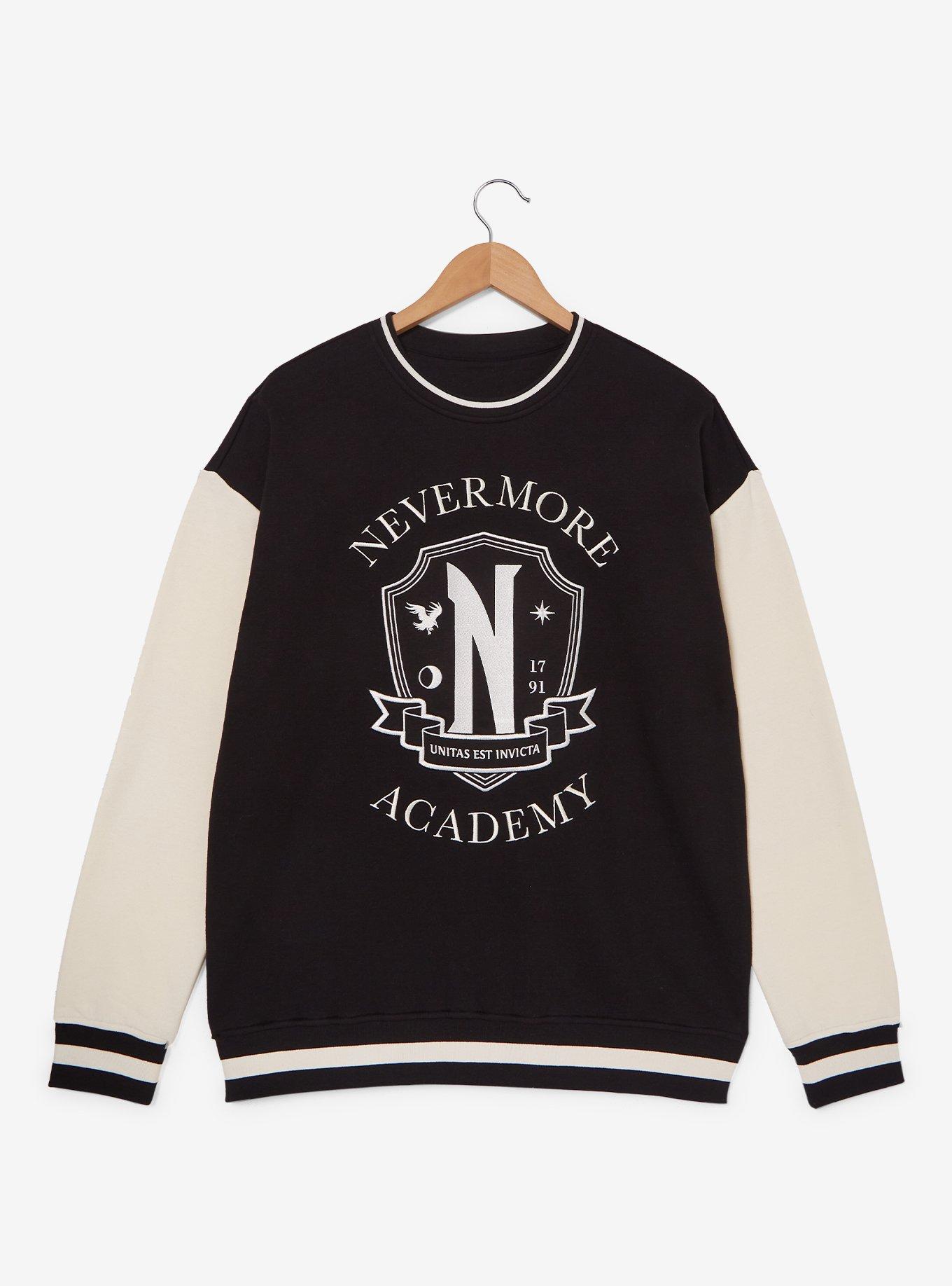 Wednesday Nevermore Academy Crest Crewneck - BoxLunch Exclusive