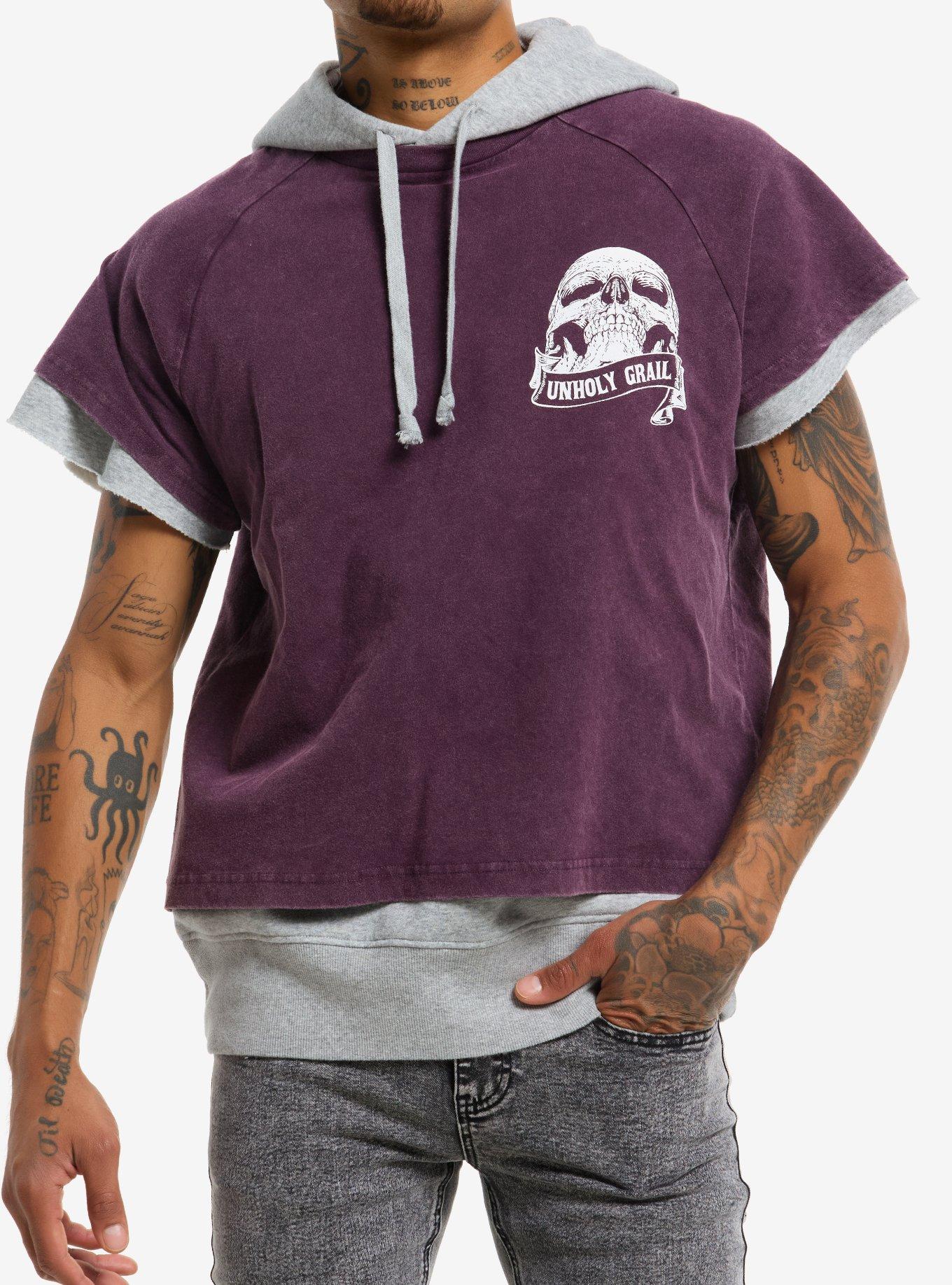 MARKET Unholy Grail Twofer Short-Sleeve Hoodie
