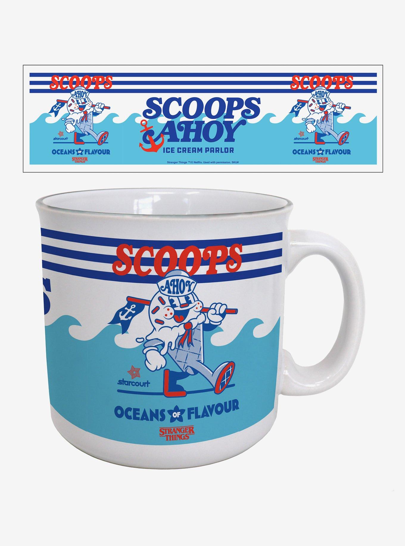 Stranger Things Scoops Ahoy 20oz Camper Mug, , hi-res