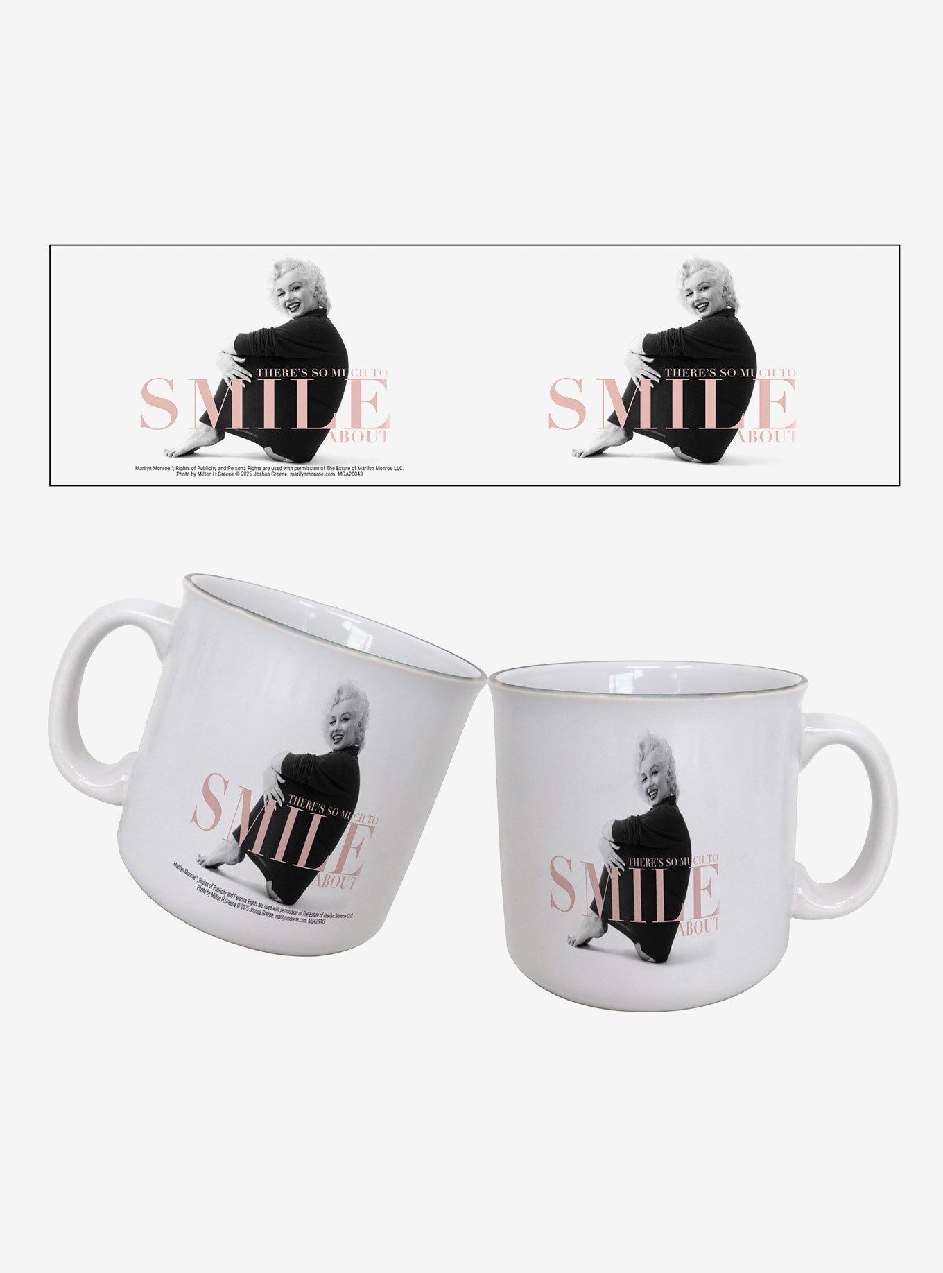 Marilyn Monroe So Much To Smile About 20oz Camper Mug, , hi-res