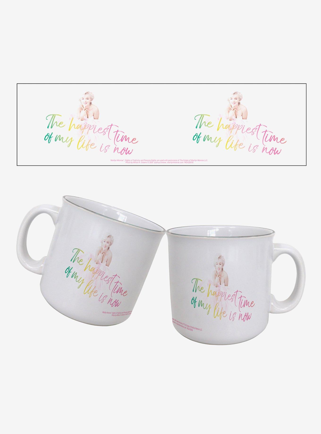 Marilyn Monroe Happiest Time 20oz Camper Mug, , hi-res