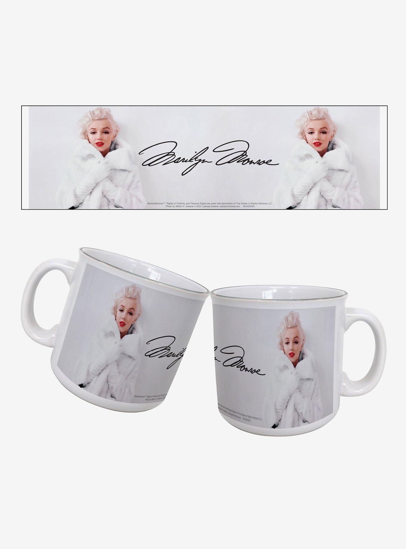 Marilyn Monroe White Coat 20oz Camper Mug, , hi-res