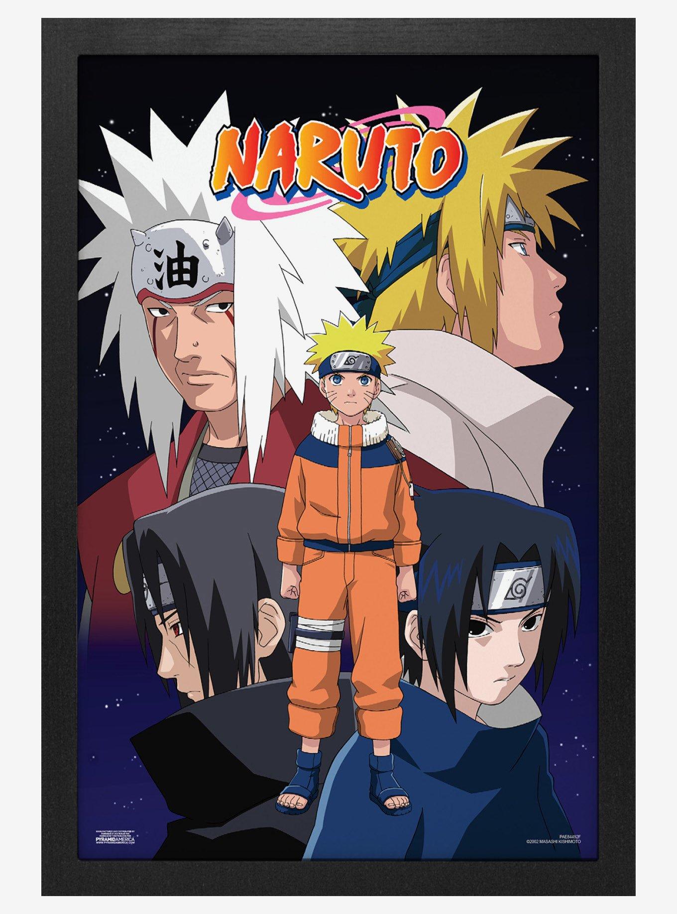 Naruto Shippuden Naruto Group Framed Wall Art, , hi-res